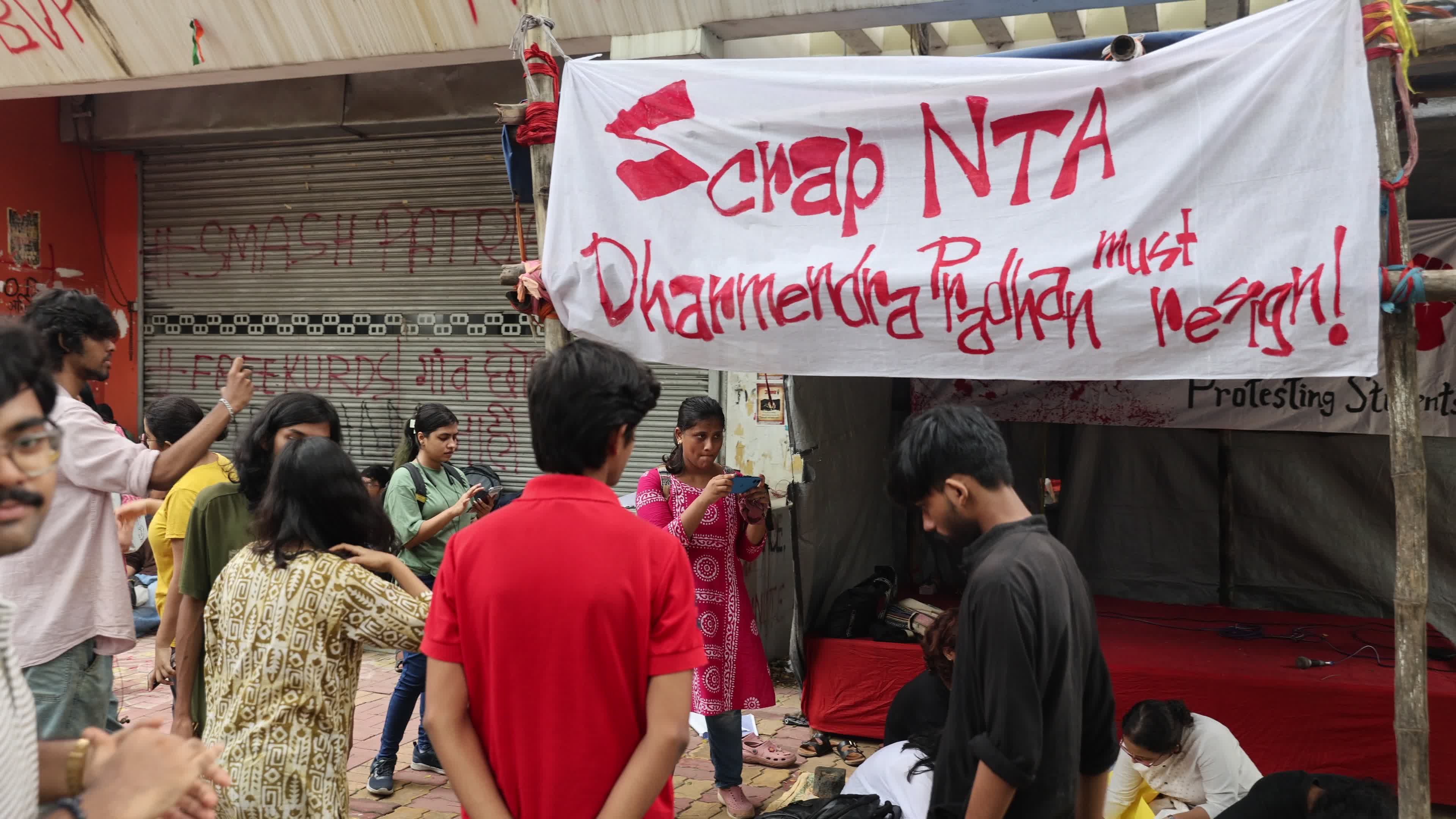 Hunger Strike In Kolkata,India
