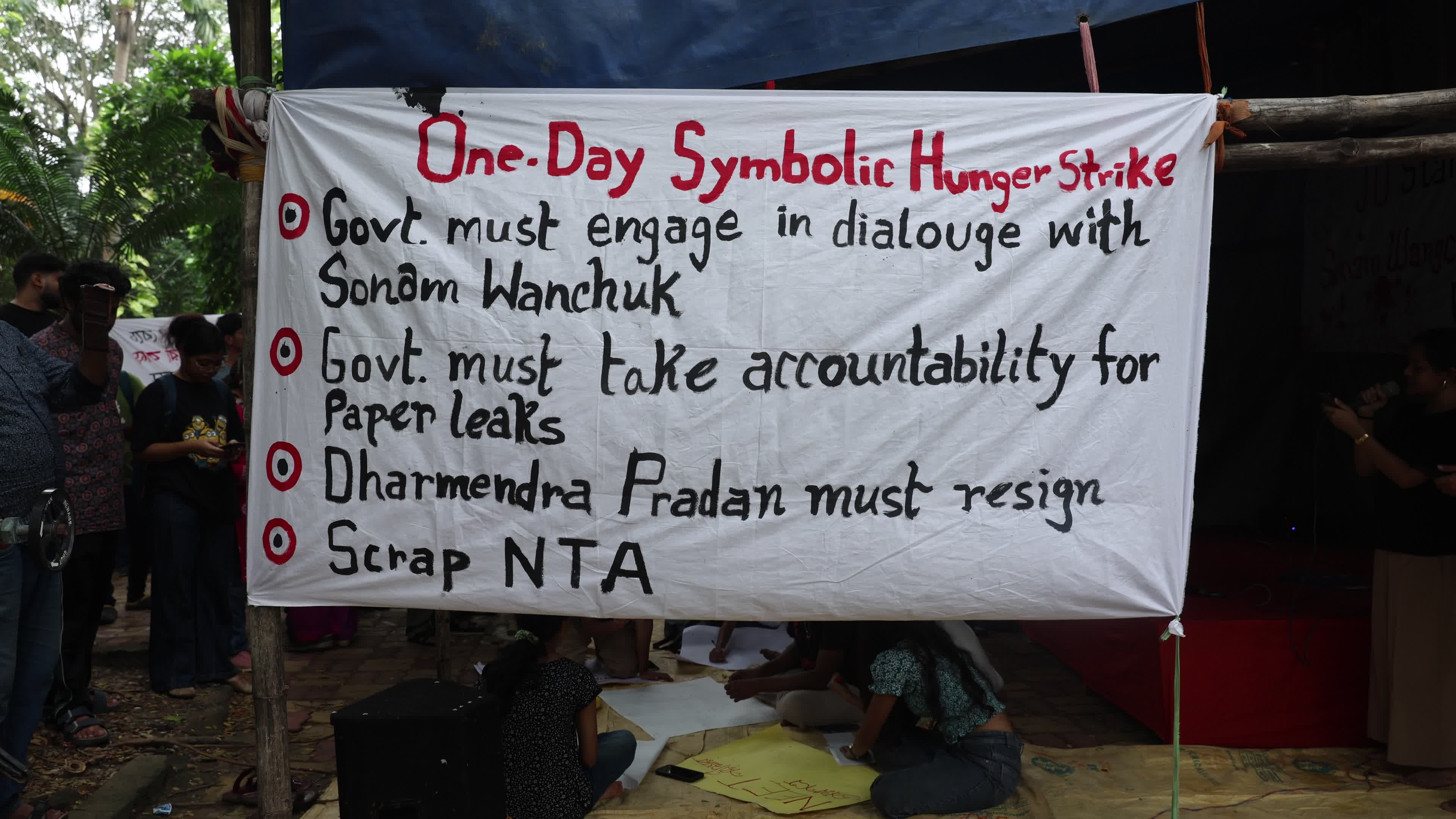 Hunger Strike In Kolkata,India
