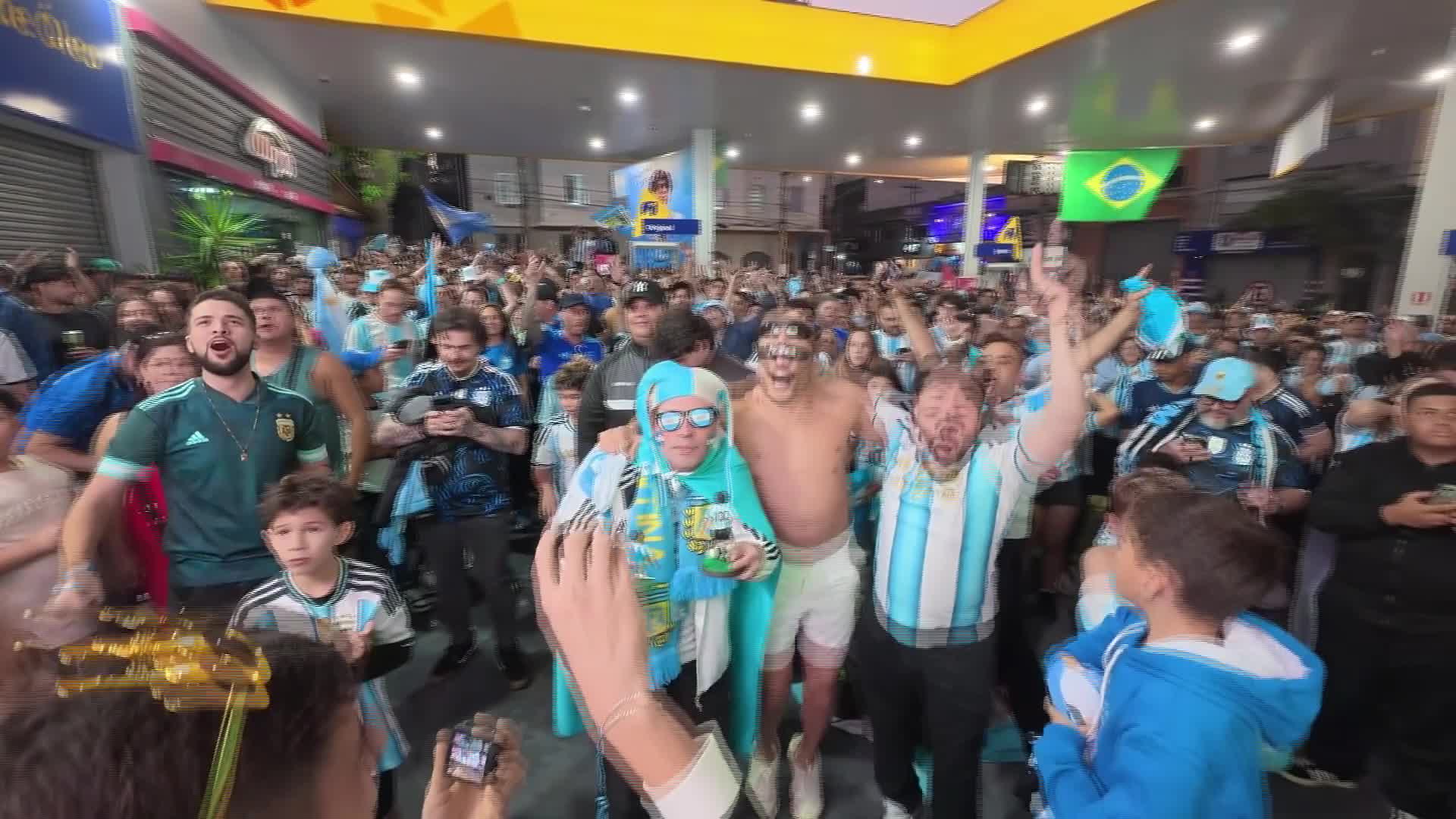 Argentina fans in the city of São Paulo, Brazil - 07/15/2026