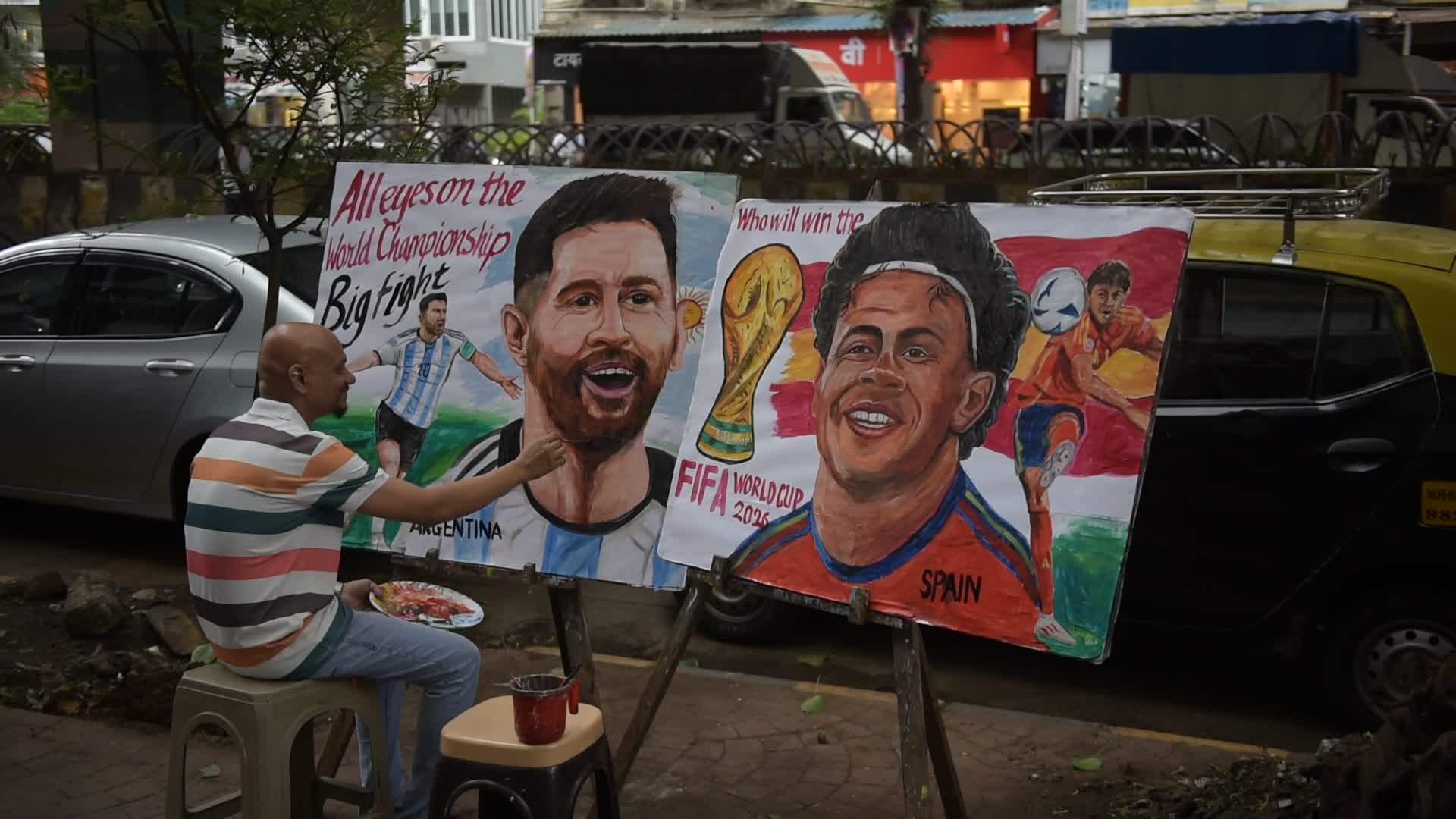 FIFA World Cup Craze In Mumbai