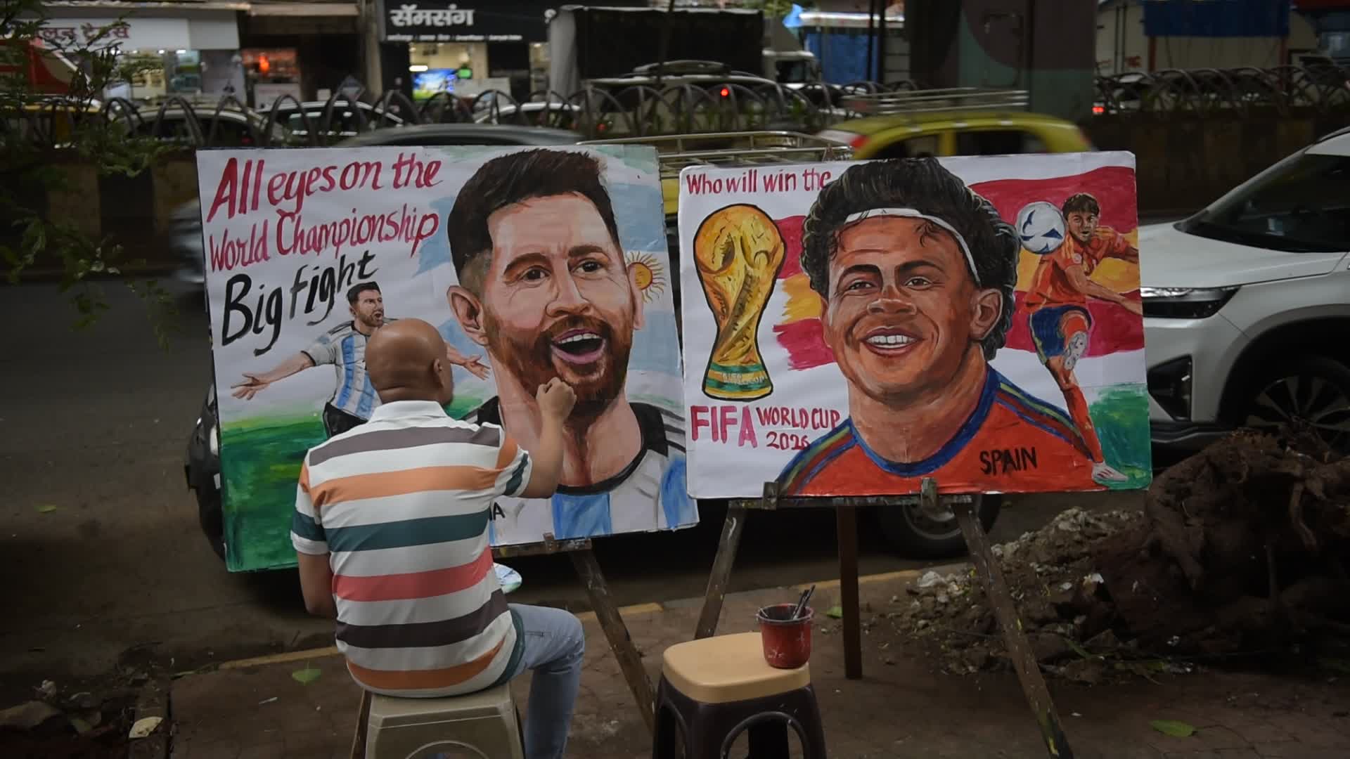 FIFA World Cup Craze In Mumbai
