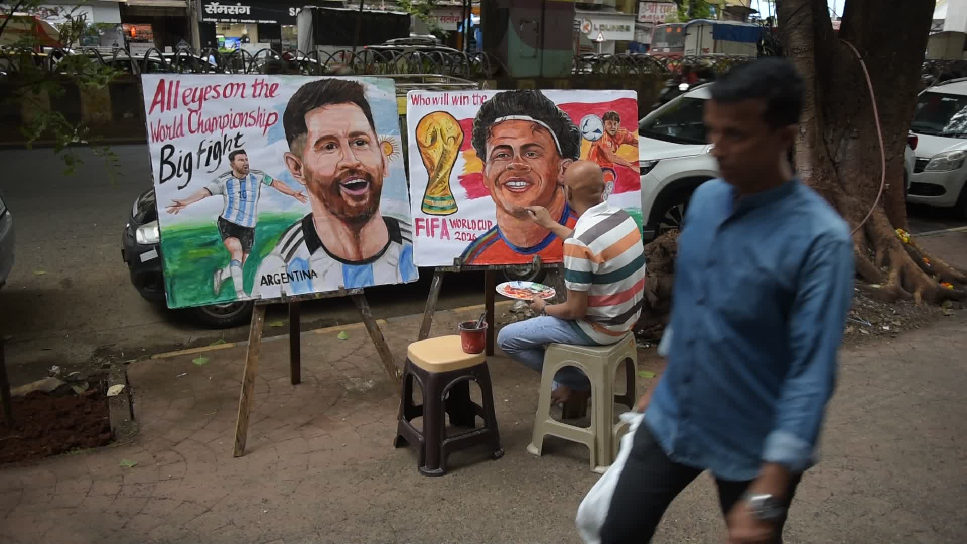 FIFA World Cup Craze In Mumbai