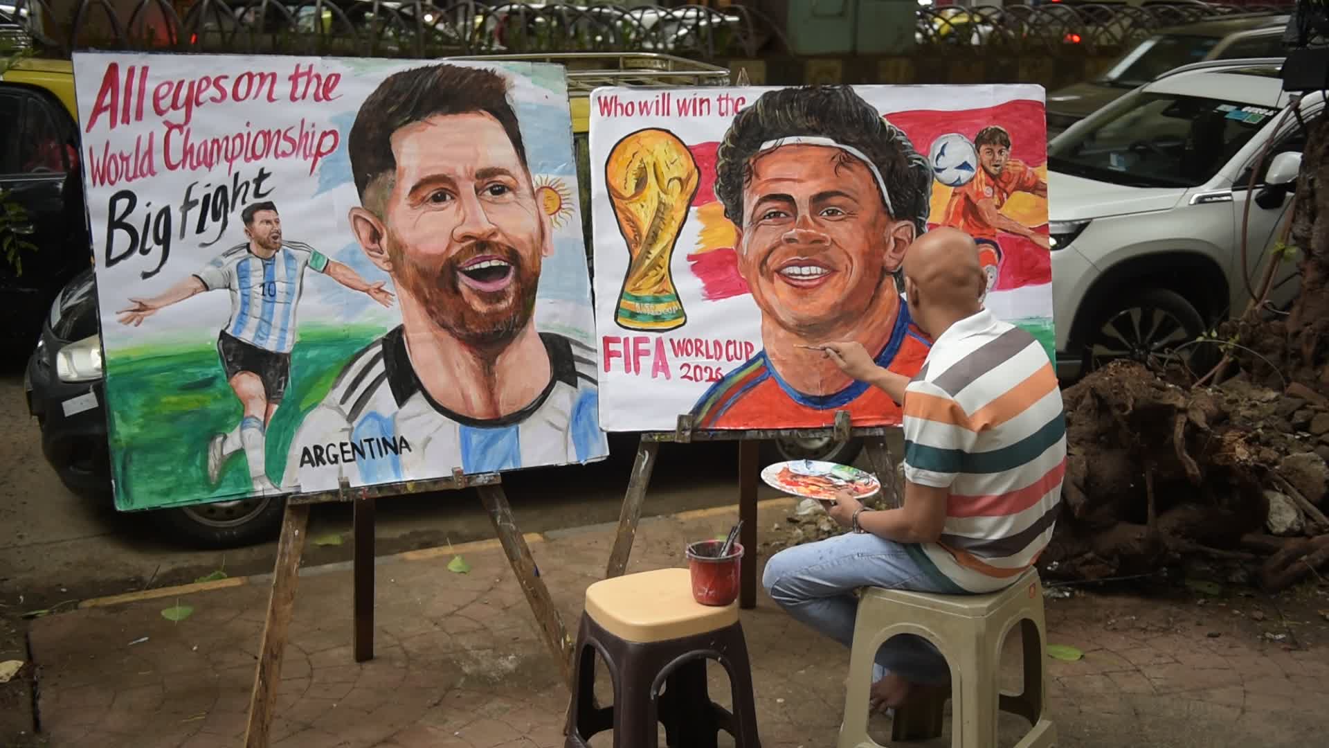 FIFA World Cup Craze In Mumbai