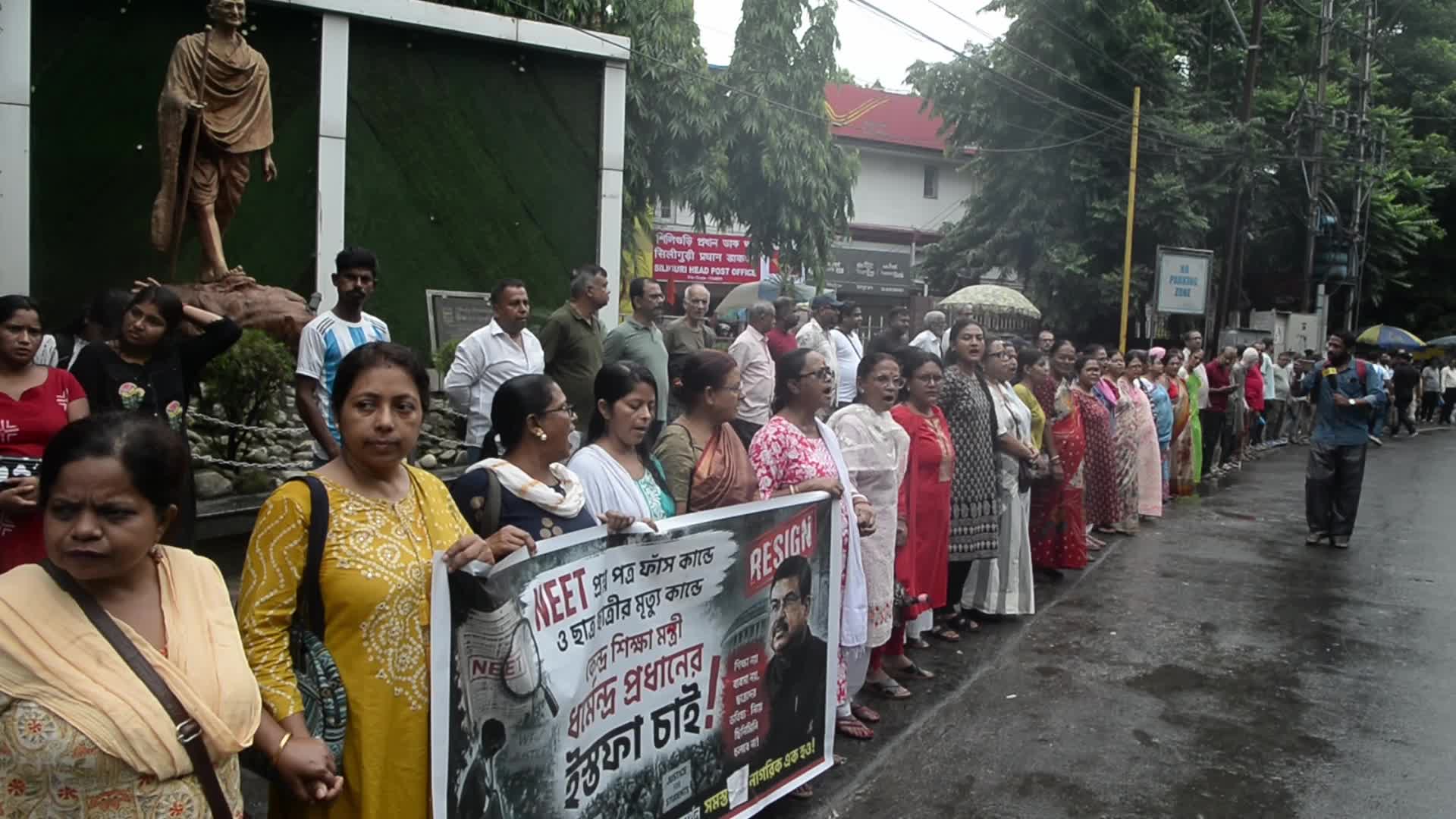Solidarity march for climate activist Sonam Wangchuk