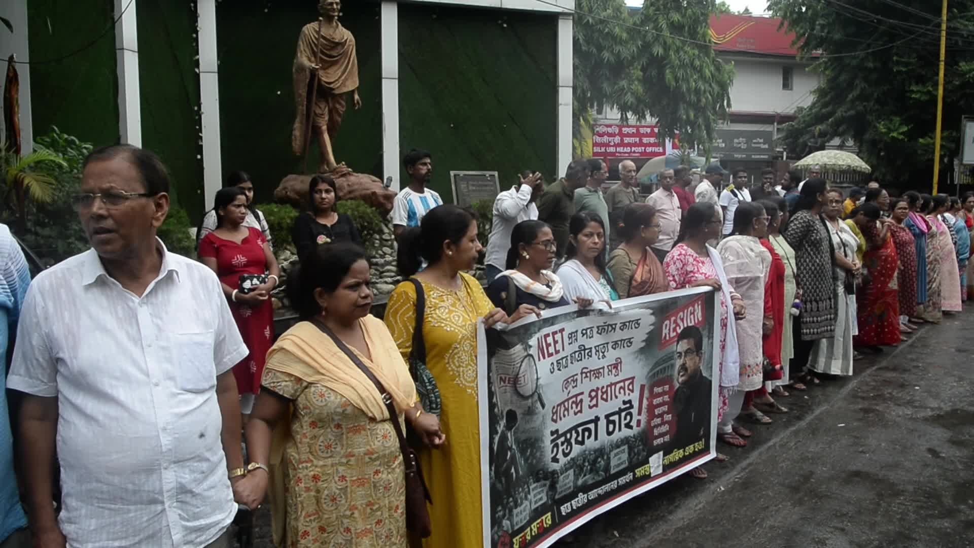 Solidarity march for climate activist Sonam Wangchuk