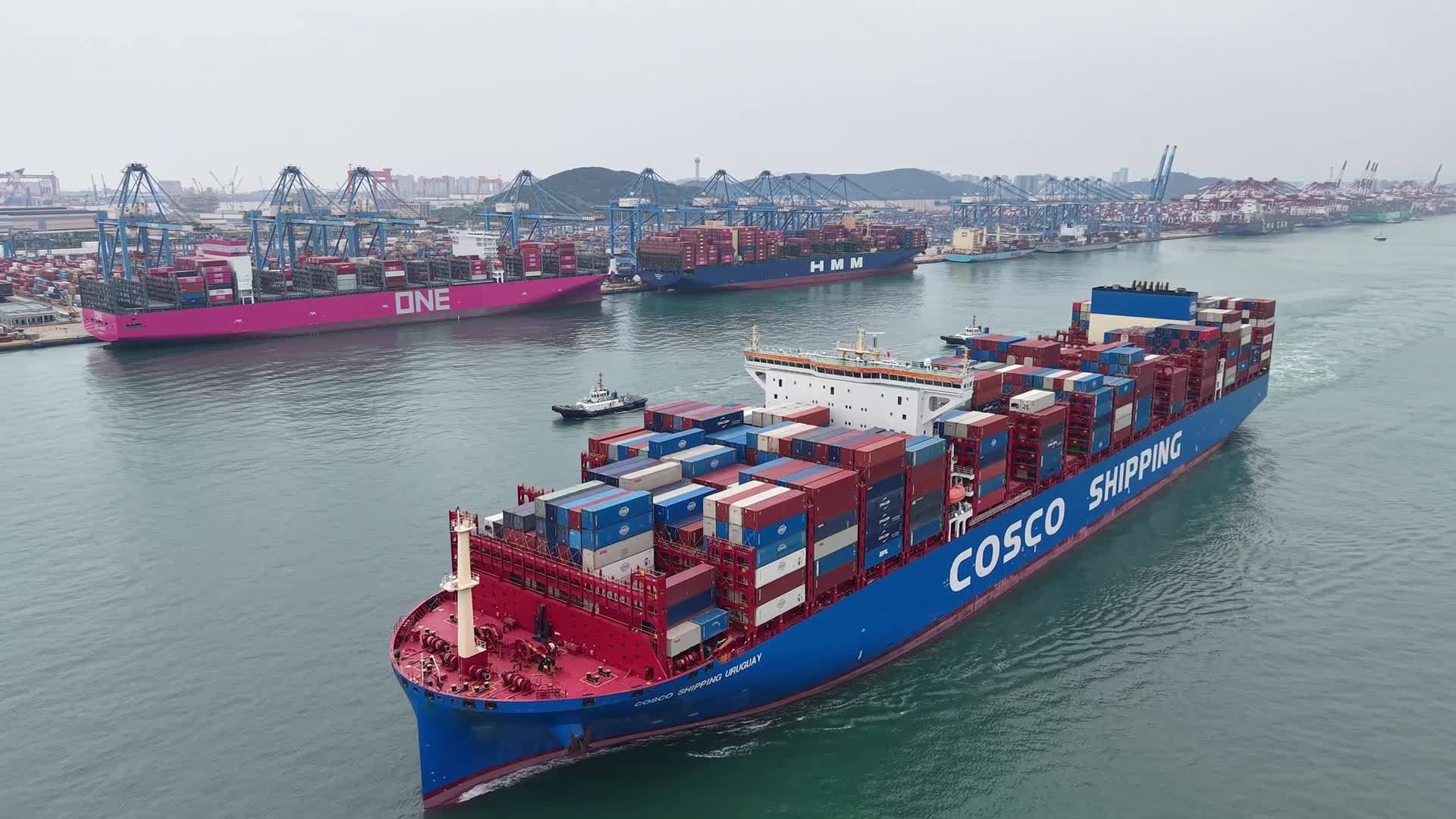 Qingdao Port Foreign Trade Container - 07/19/2026