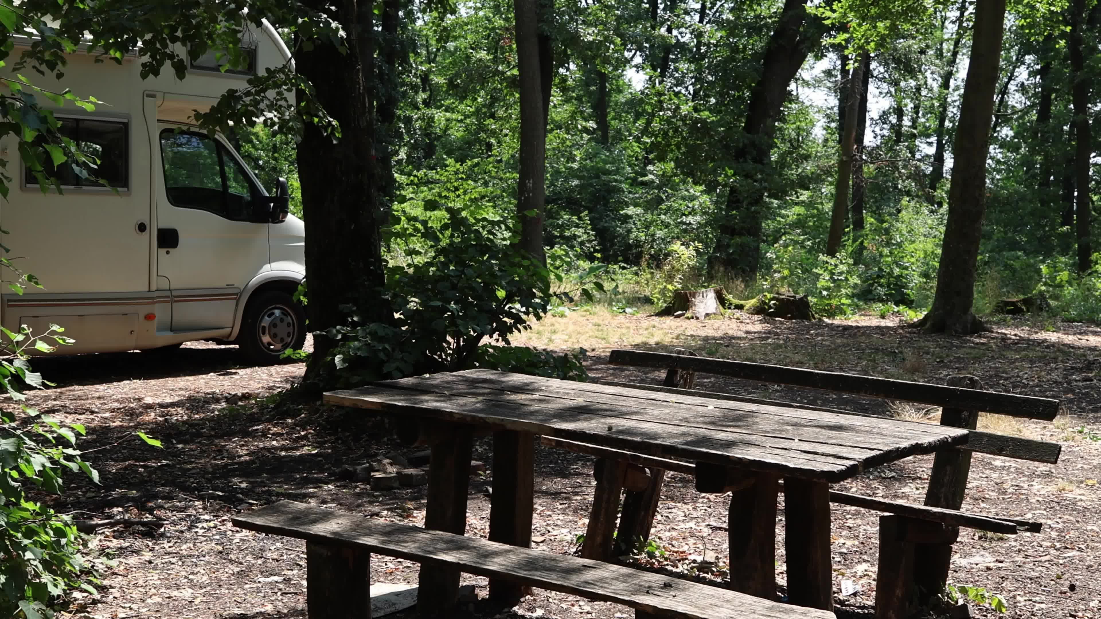 Camper Van at Fruska Gora National Park