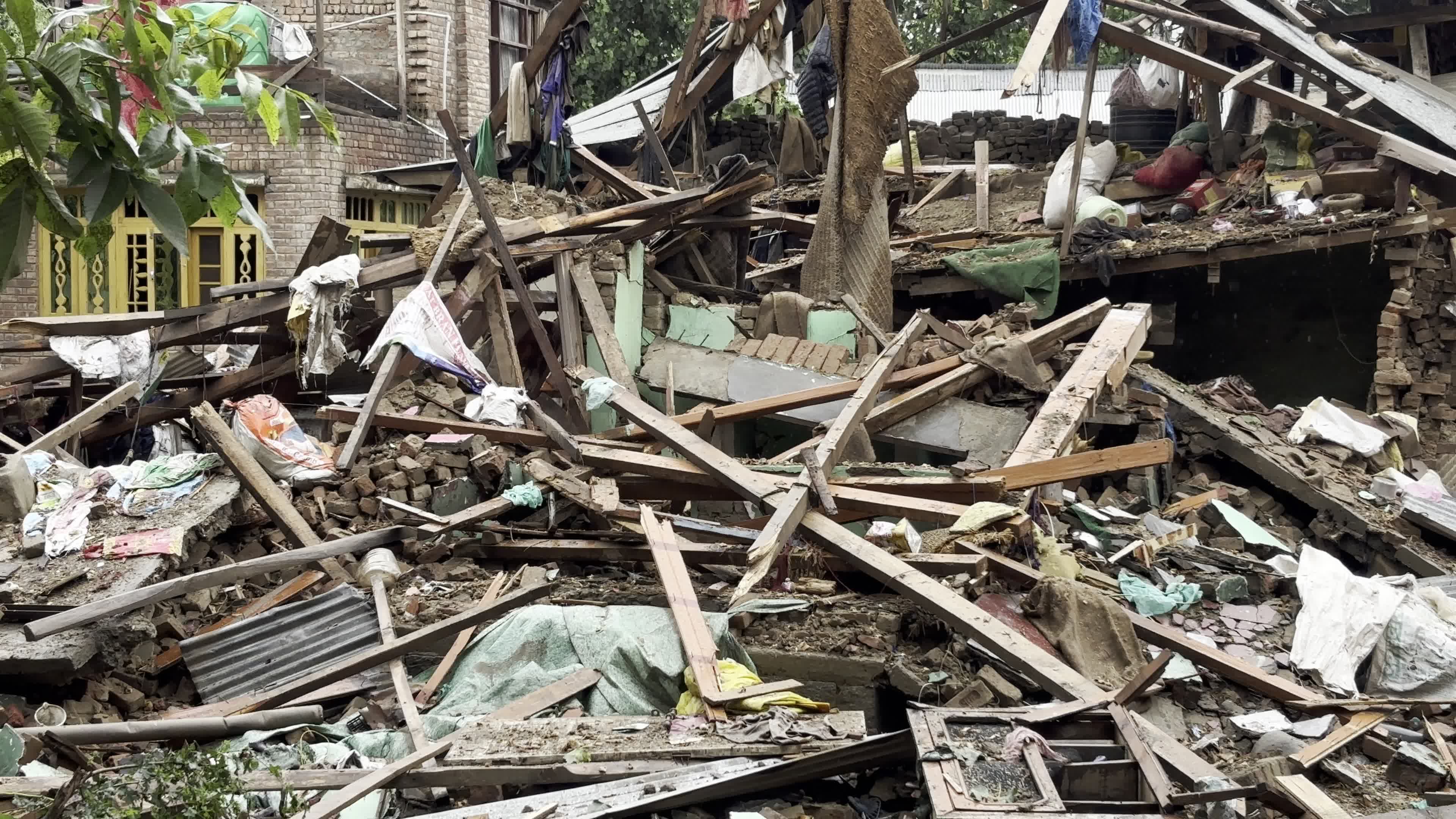 Houses Of Two LeT Terrorists Demolished In J&K's Anantnag