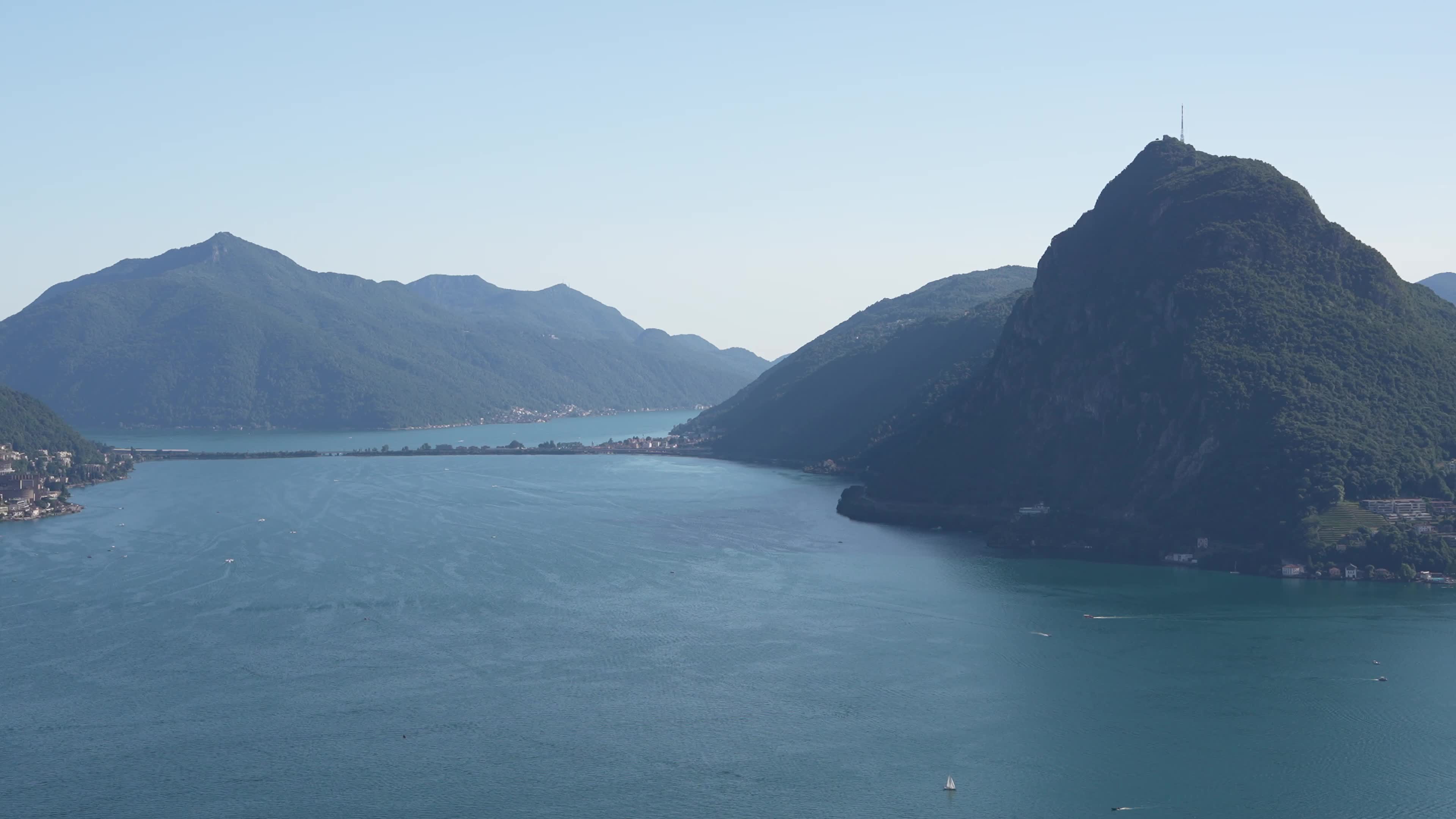 Views Of Lugano And Lake Lugano