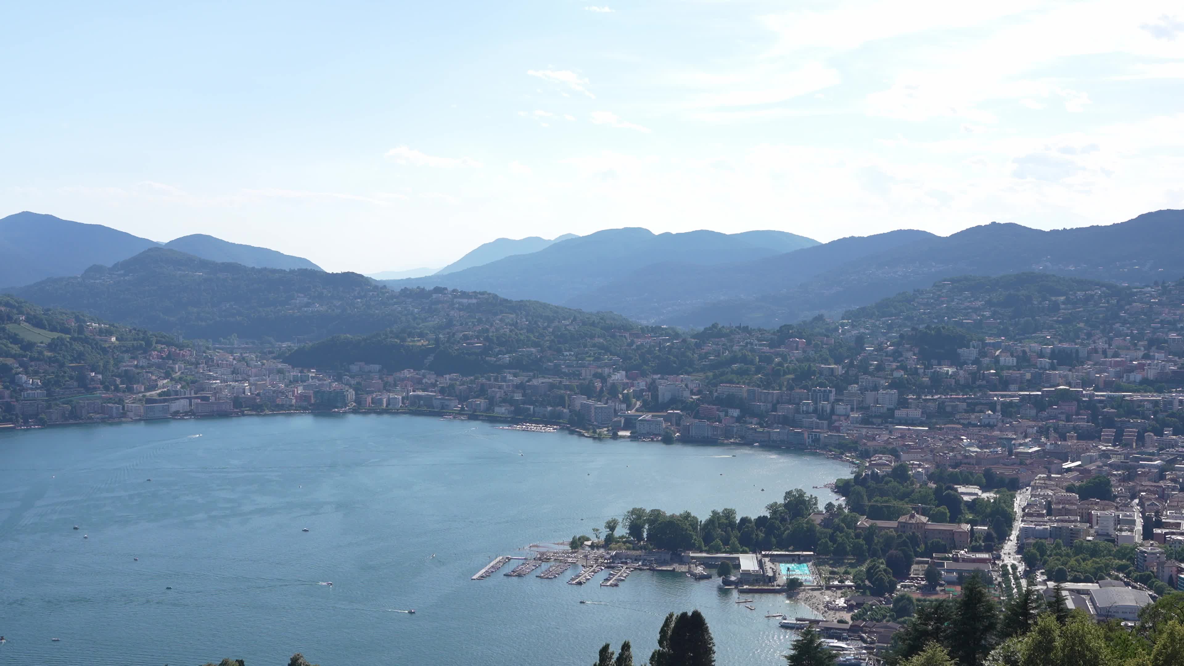 Views Of Lugano And Lake Lugano