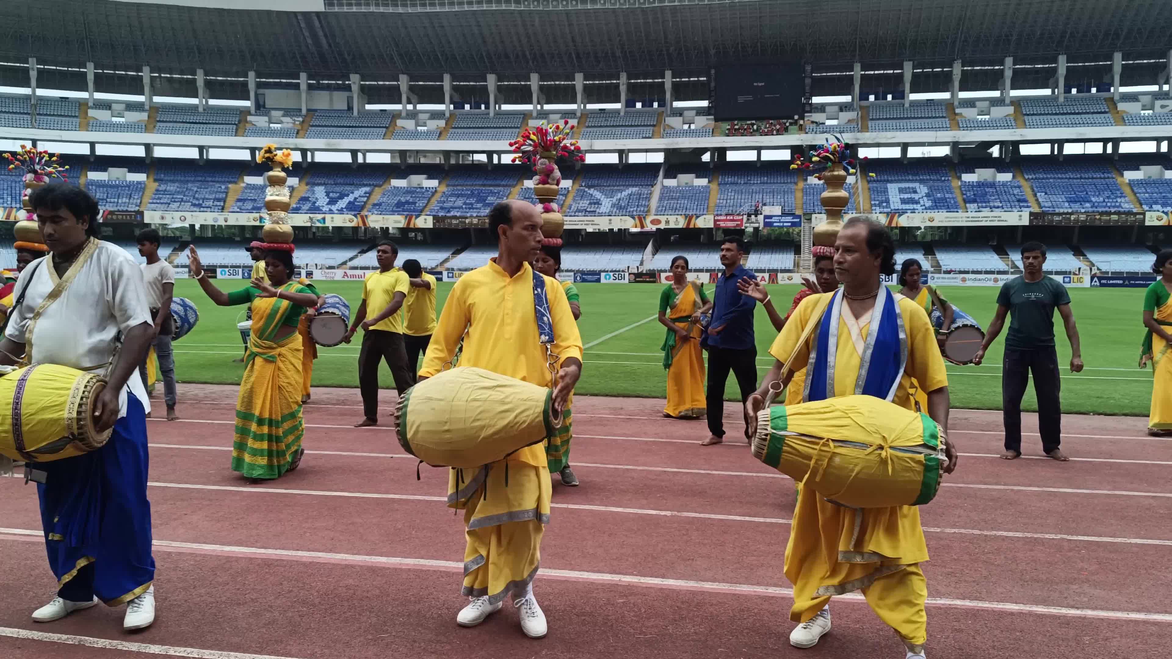 Preparation 135th Durand Cup inauguration ceremony