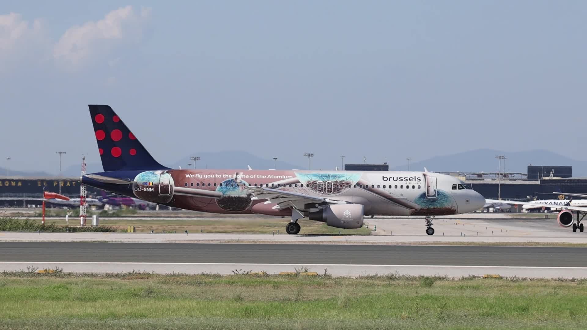 Activity at Barcelona Airport