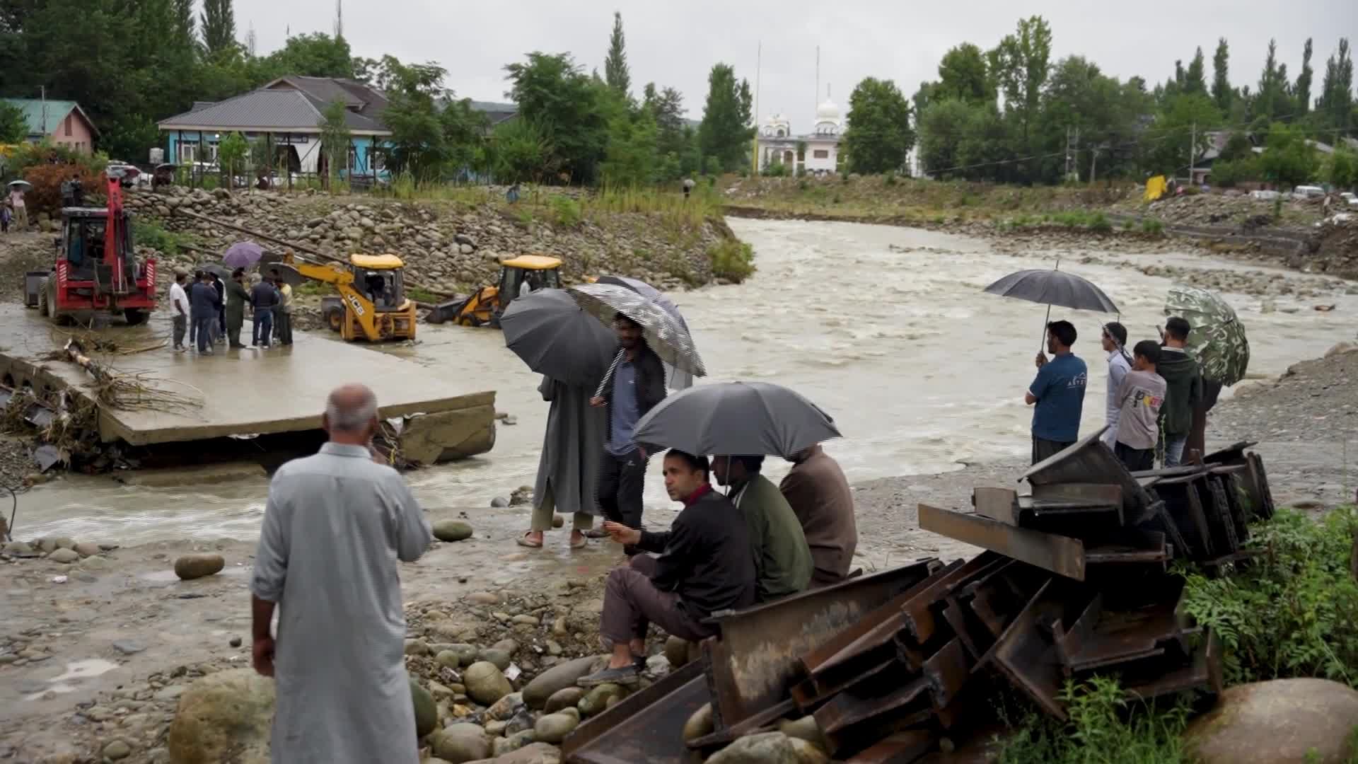 Heavy Rains, Cloudbursts Trigger Flash Floods Across Jammu and Kashmir. - 07/24/2026
