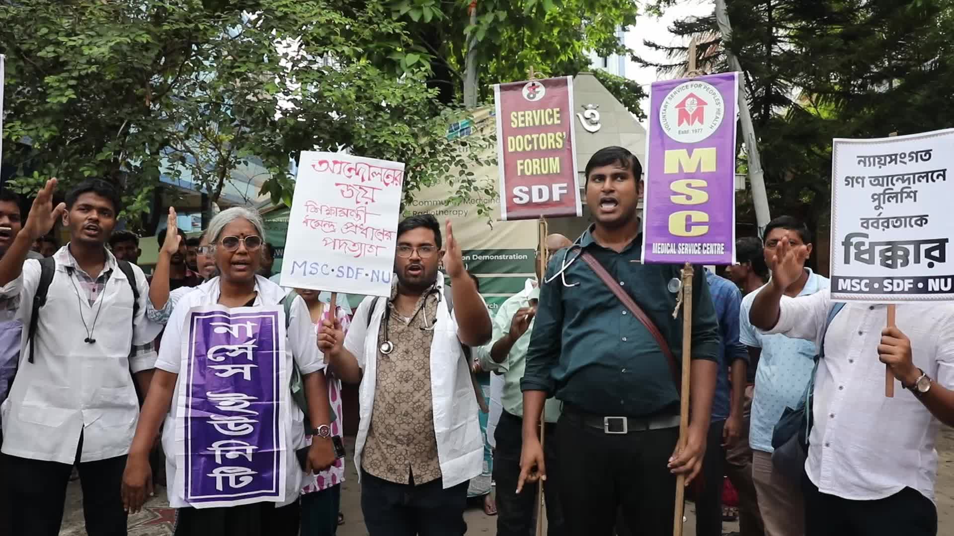 Doctors Victory March In Kolkata,India