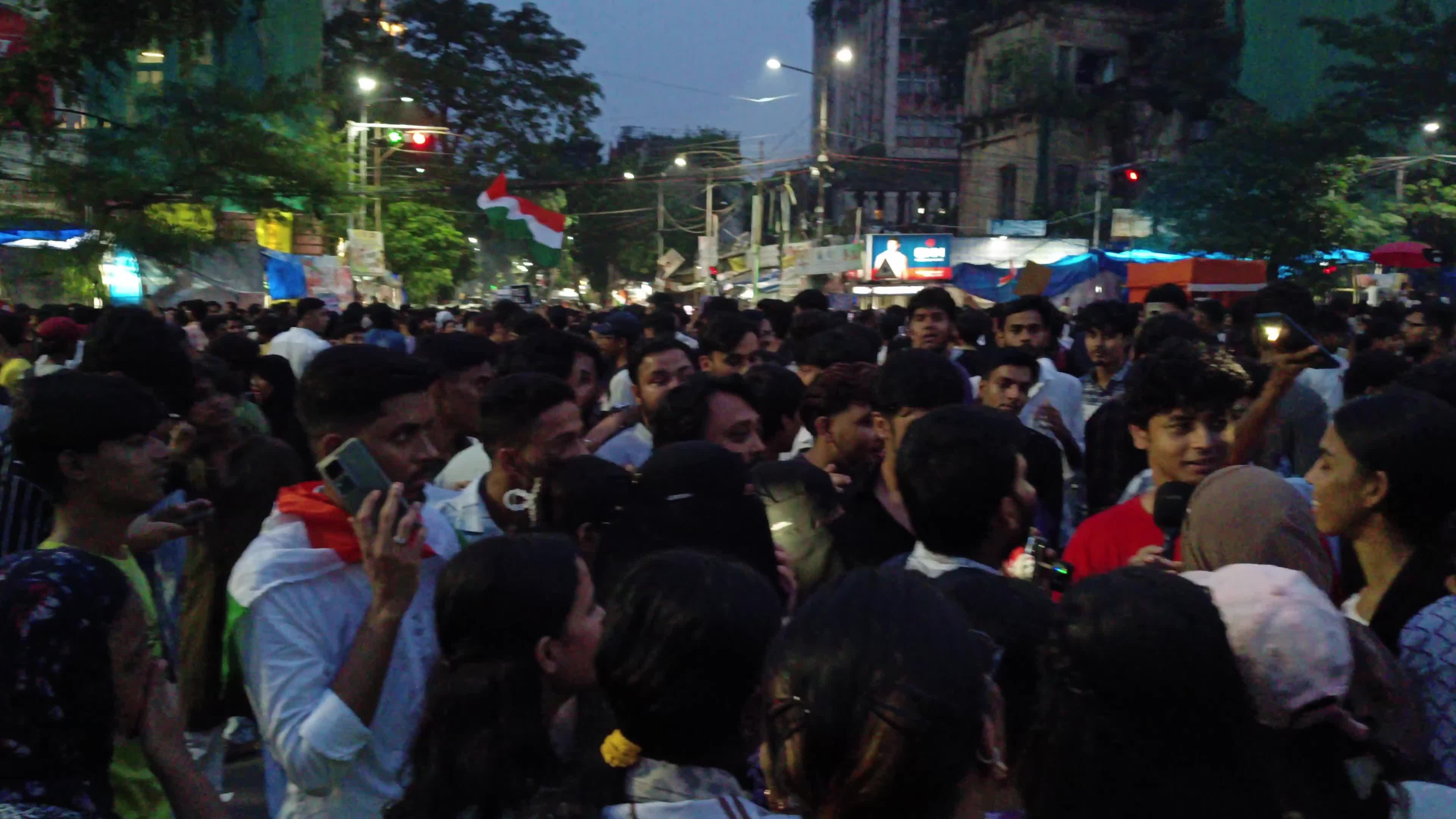 People gather in solidarity with Cockroach Janta Party (CJP) protests, in Kolkata