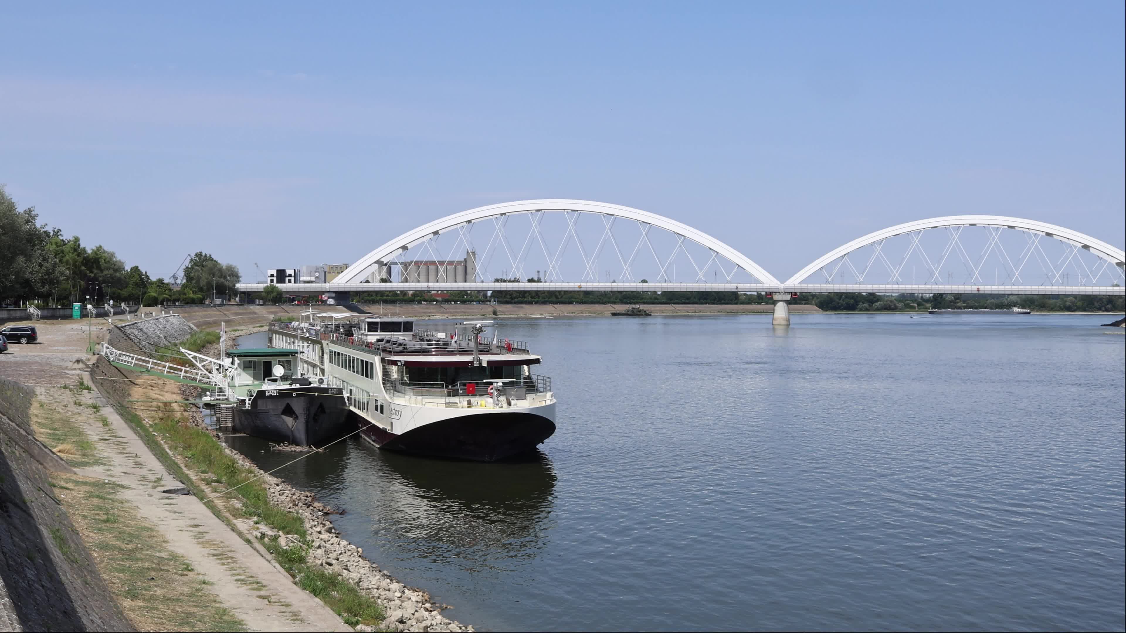 Cruise Ship MS Nestroy in Serbia