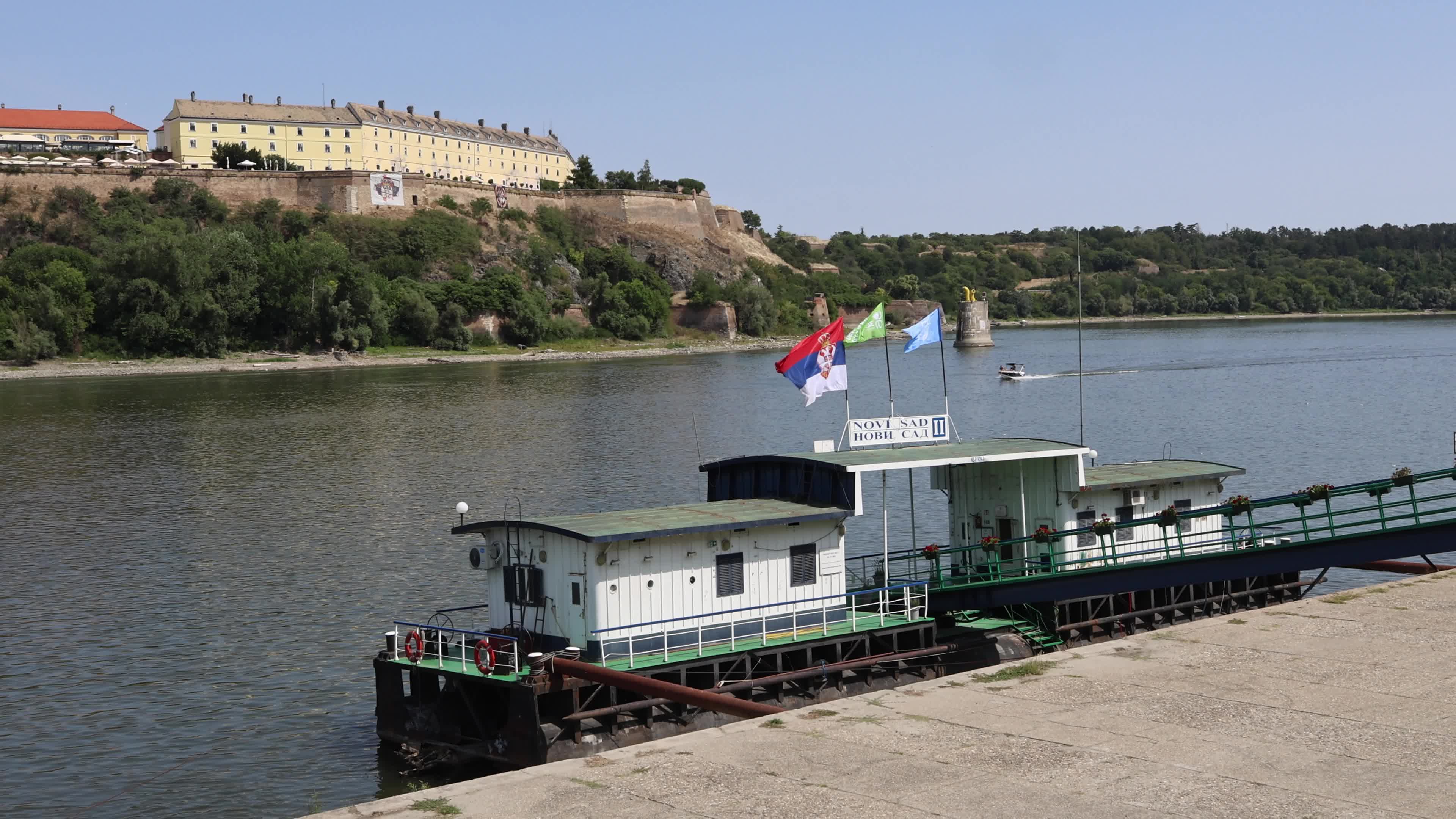 Novi Sad II Pier on the Danube Waterfront
