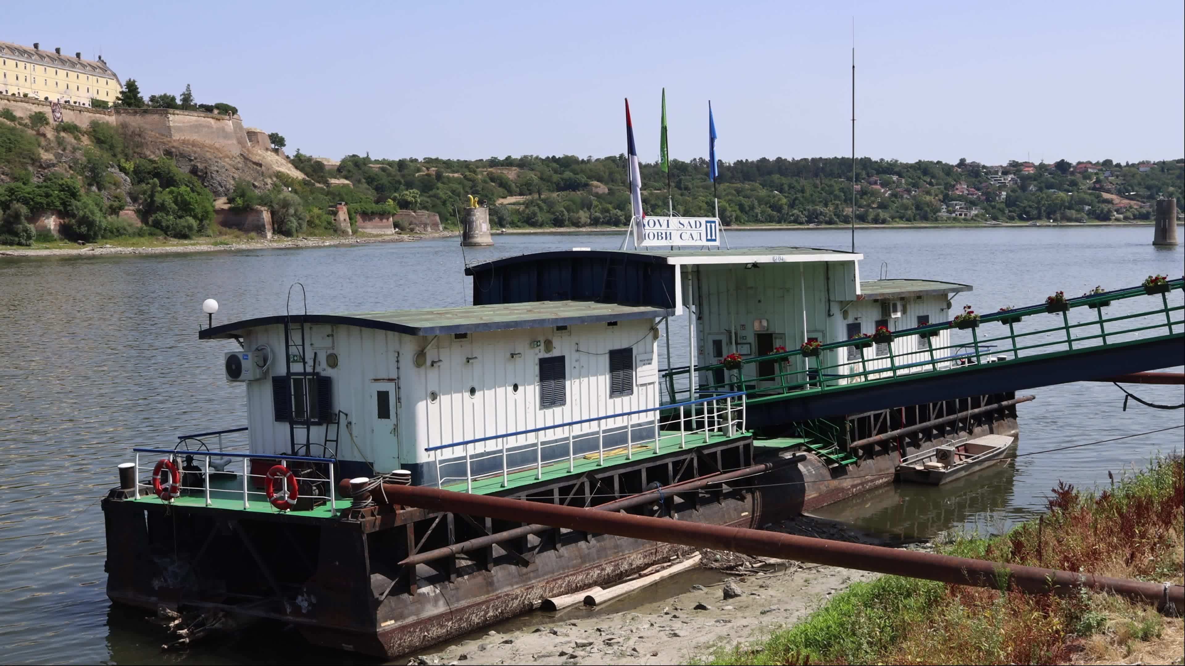 Novi Sad II Pier on the Danube Waterfront