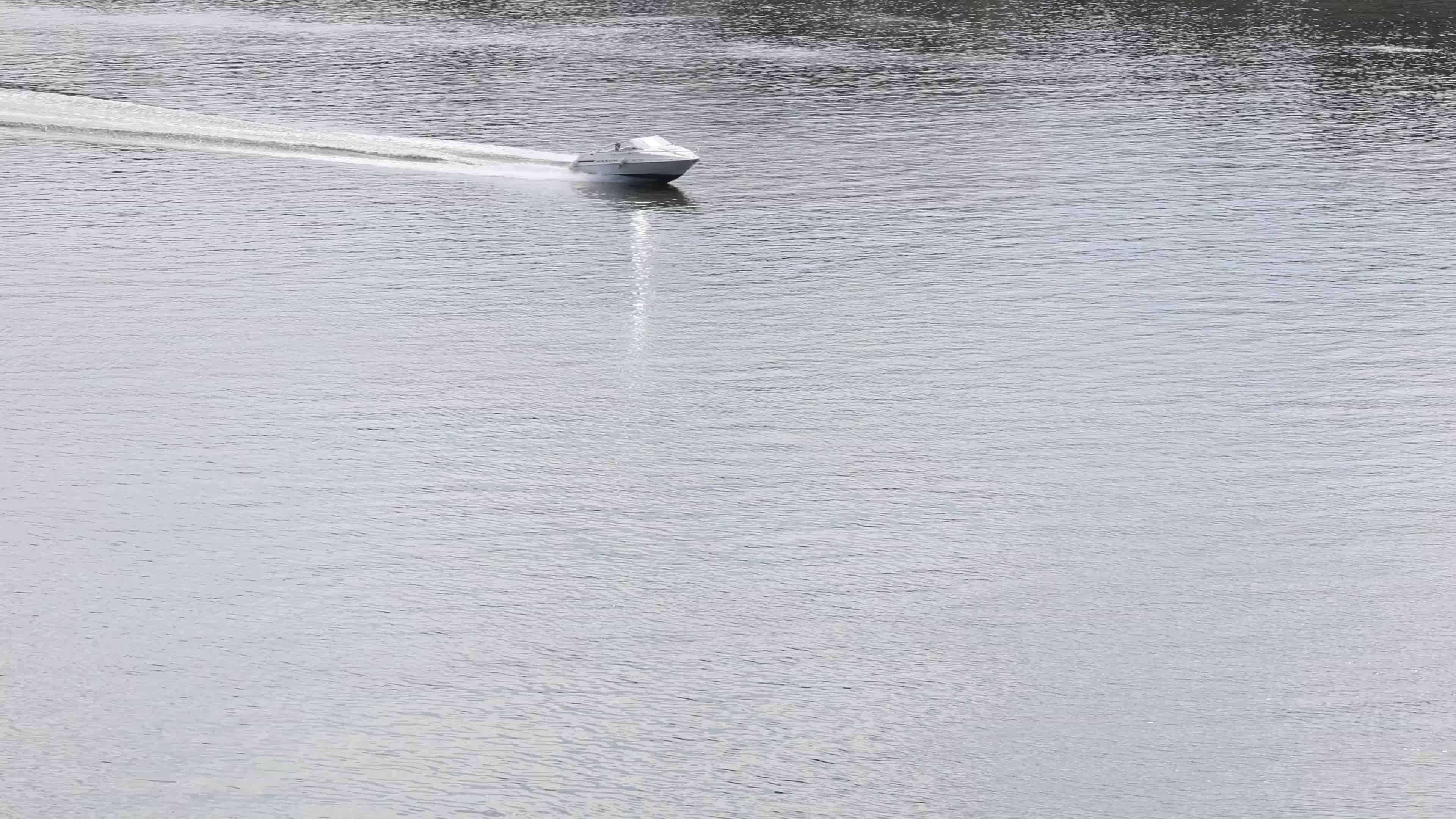 Motorboat on the Danube