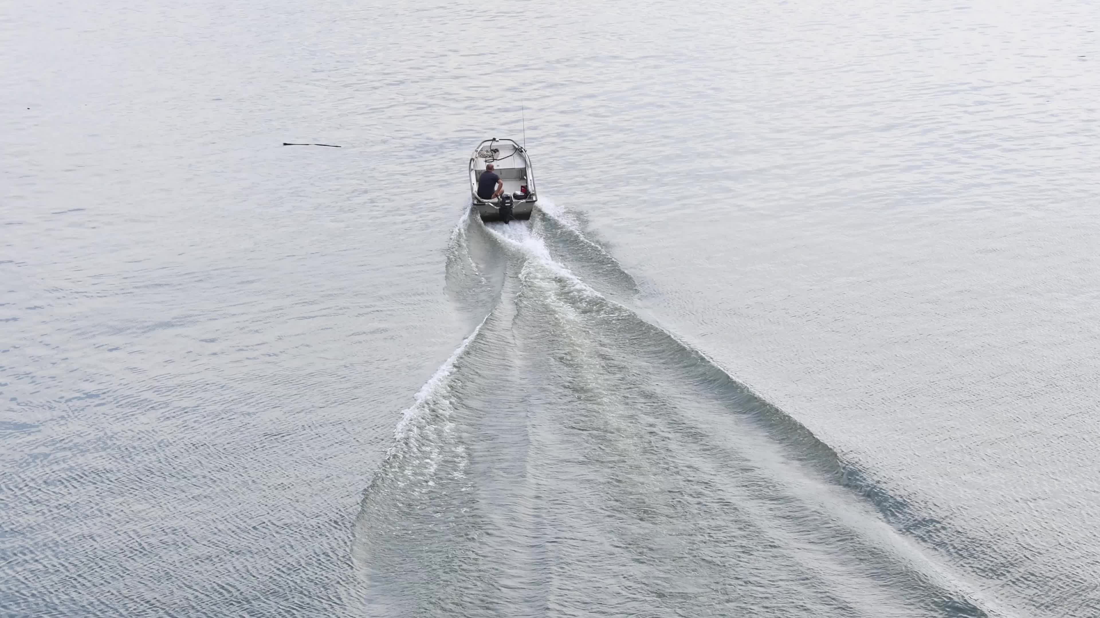 Motorboat on the Danube