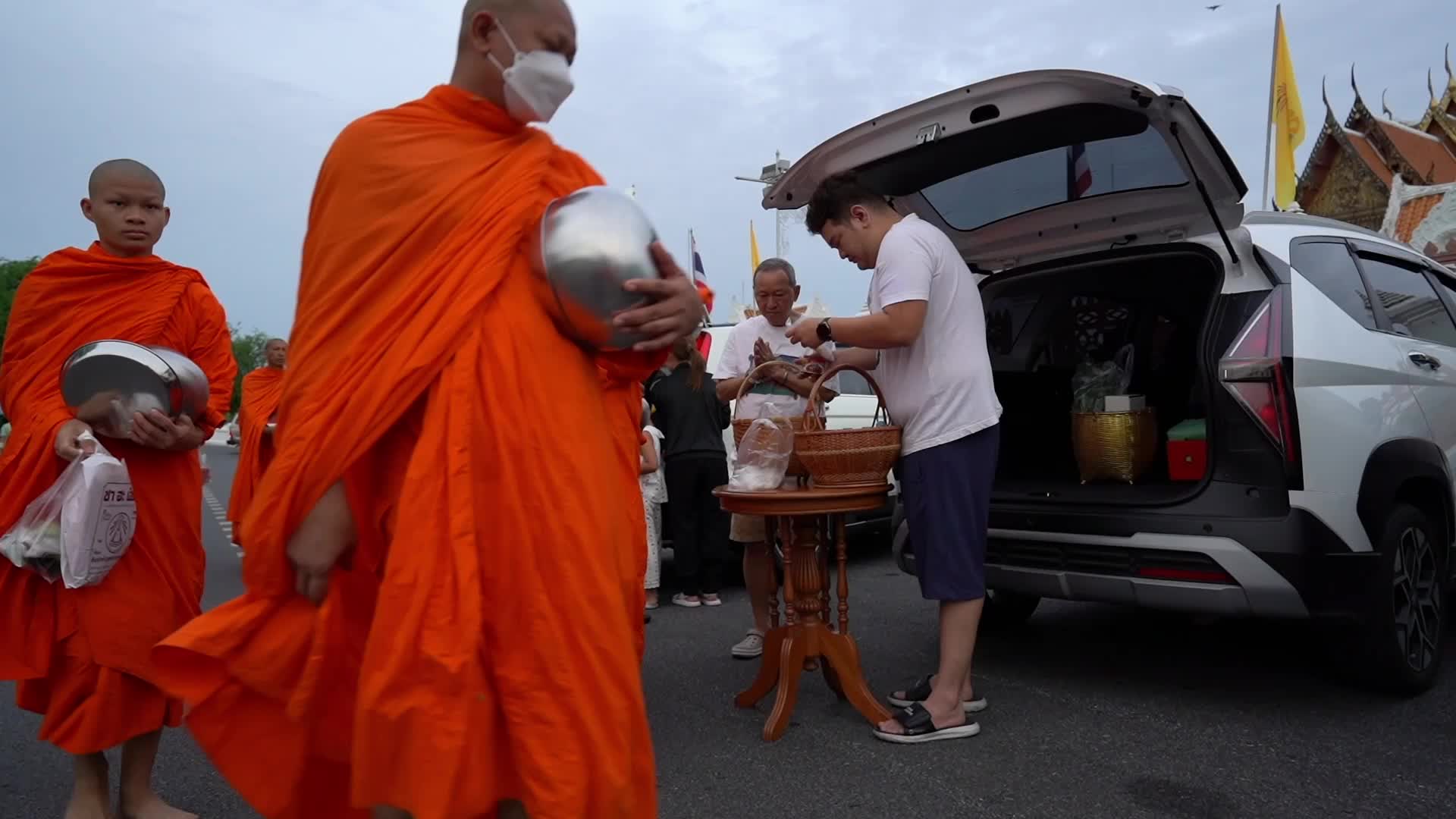 Asanha Bucha Day in Bangkok.