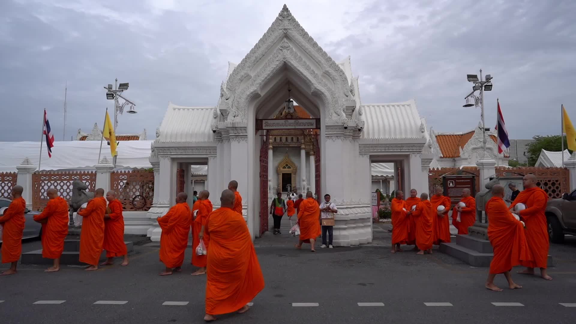 Asanha Bucha Day in Bangkok.