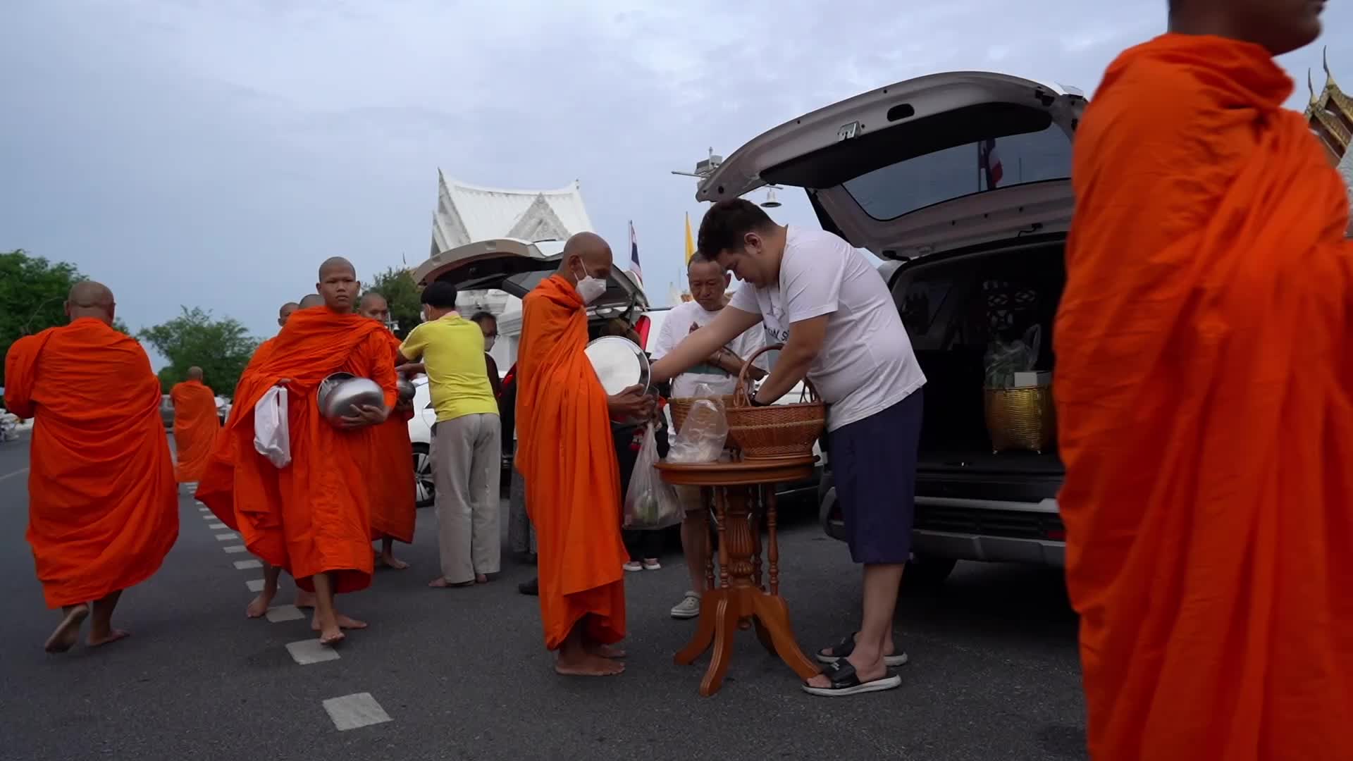 Asanha Bucha Day in Bangkok.