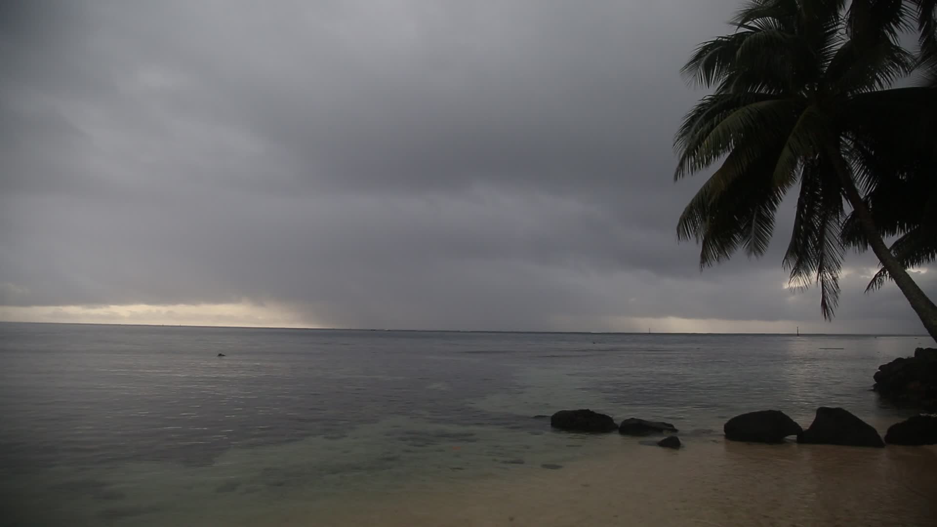 Thunderstorms in Moorea