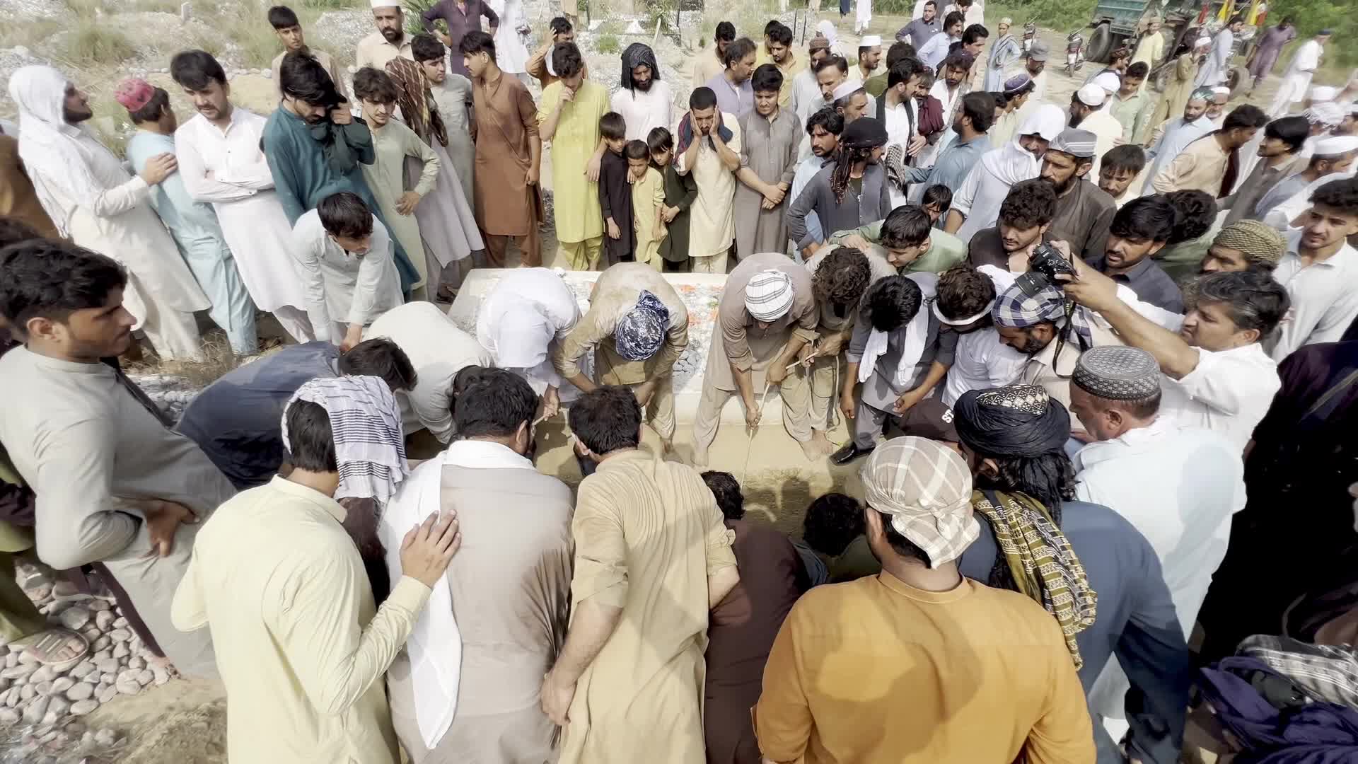 Funeral prayers held for police personnel killed in Hangu militant attack