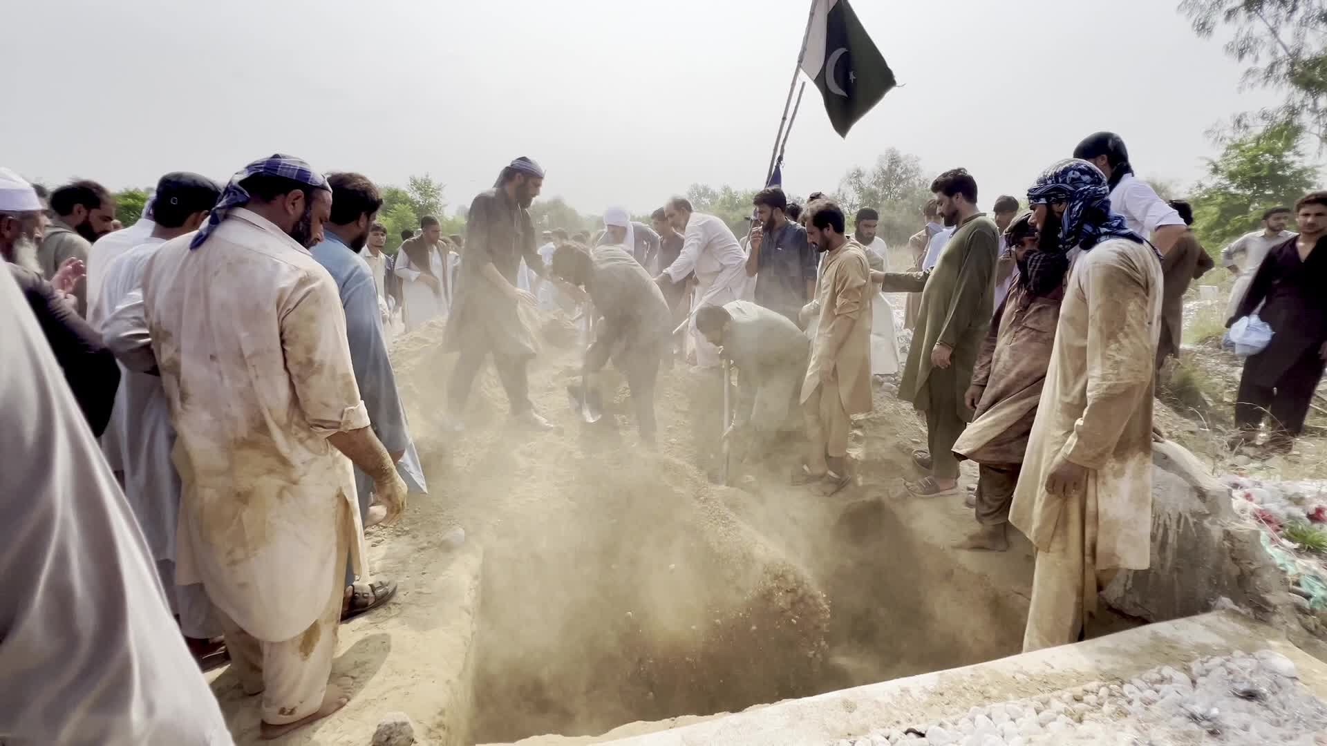 Funeral prayers held for police personnel killed in Hangu militant attack