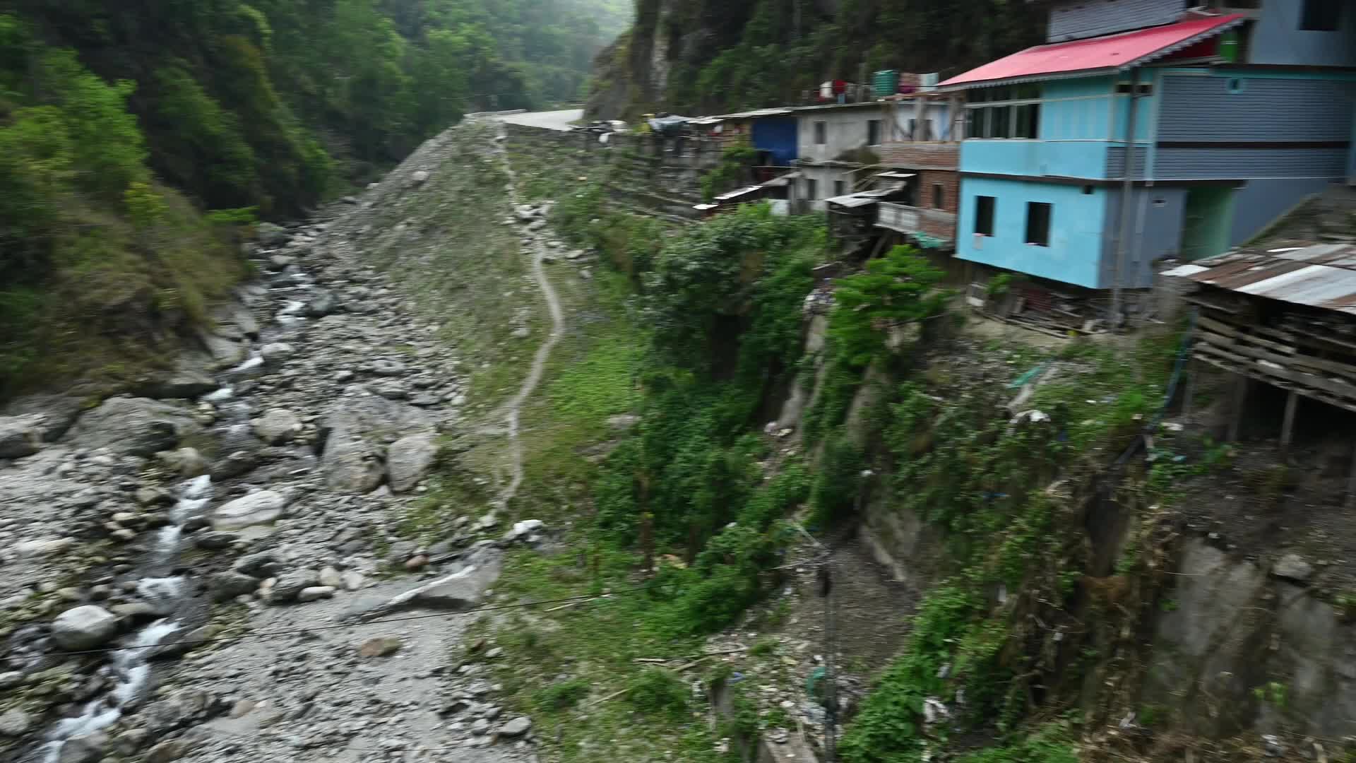 Resi border between West Bengal and Sikkim - Rishikhola River