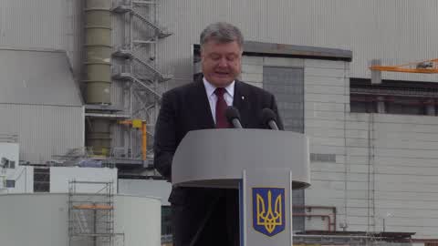 Ukrainian and Belarussian Presidents in Chernobyl