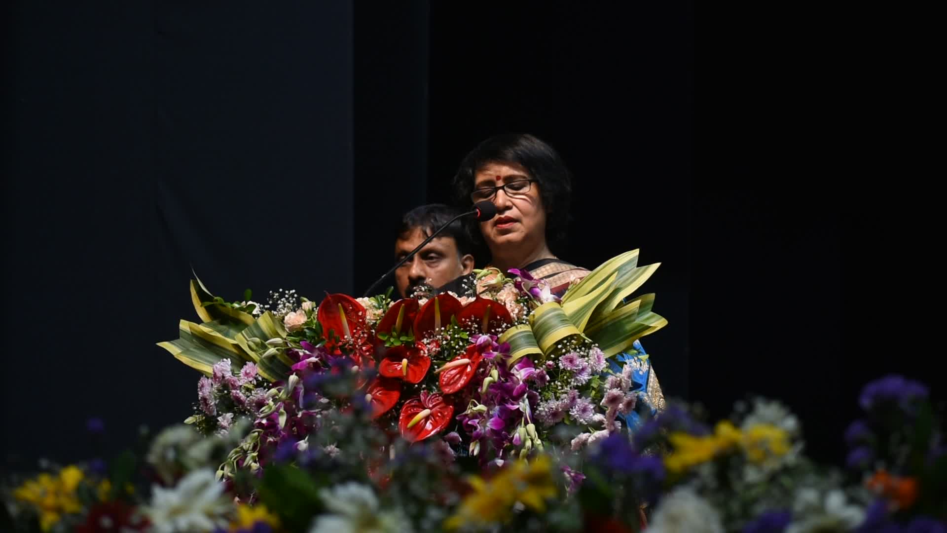 Exiled bangladeshi author Taslima Nasreen in Kolkata.