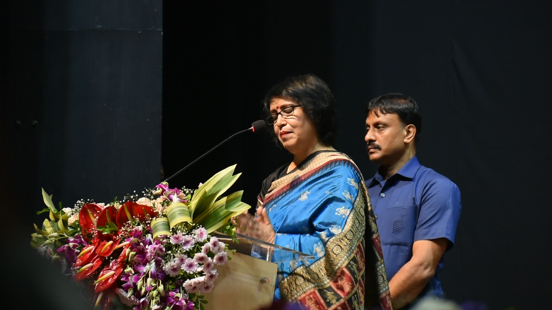 Exiled bangladeshi author Taslima Nasreen in Kolkata.