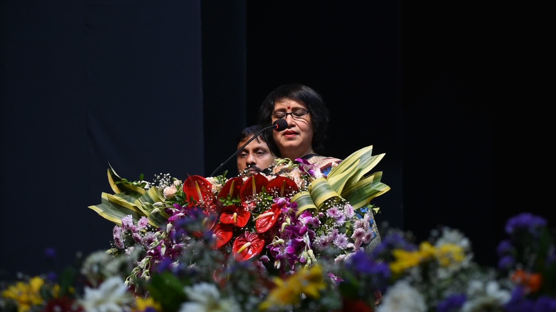 Exiled bangladeshi author Taslima Nasreen in Kolkata.