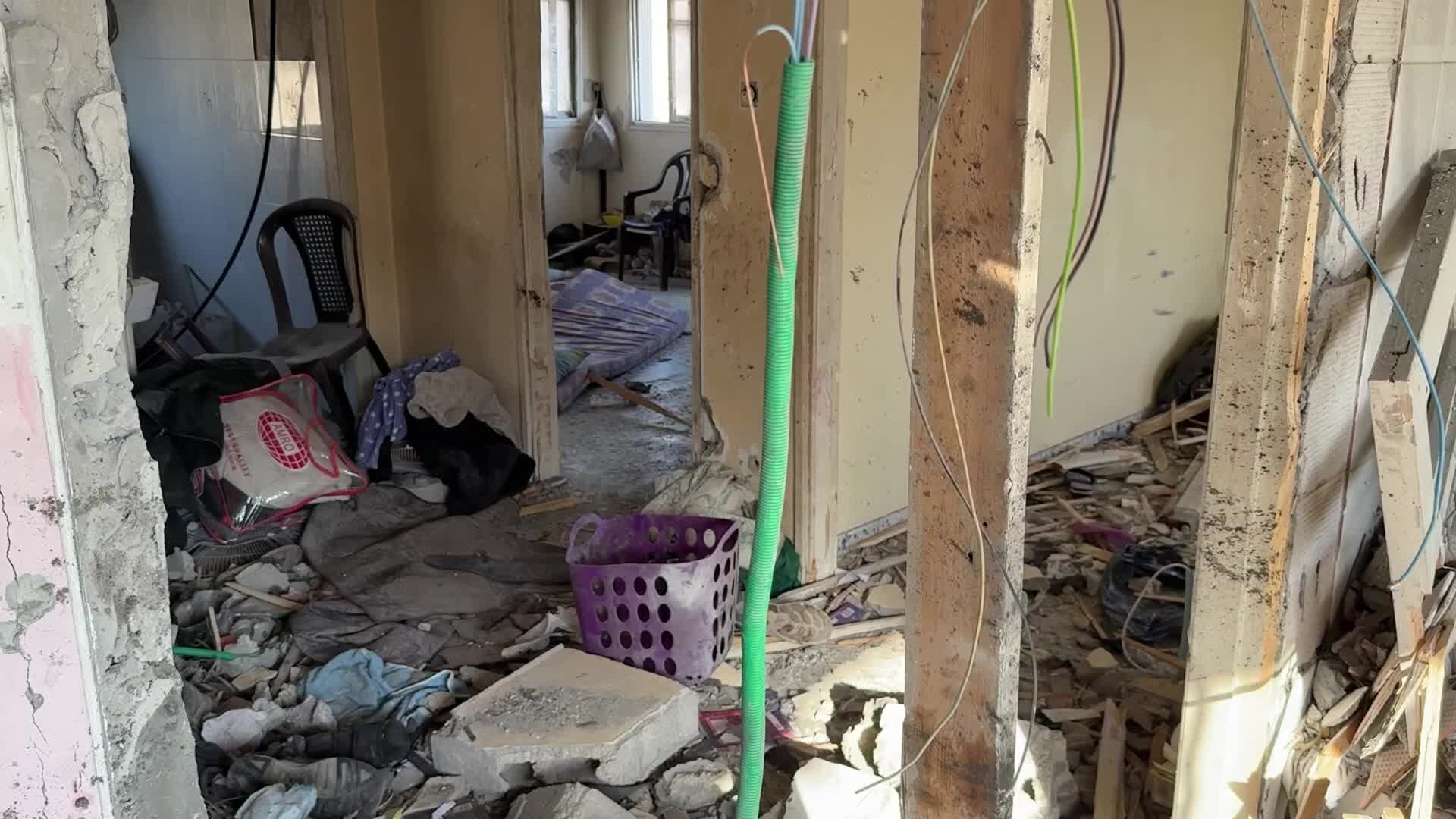 Aftermath of Israeli Airstrike In Gaza
