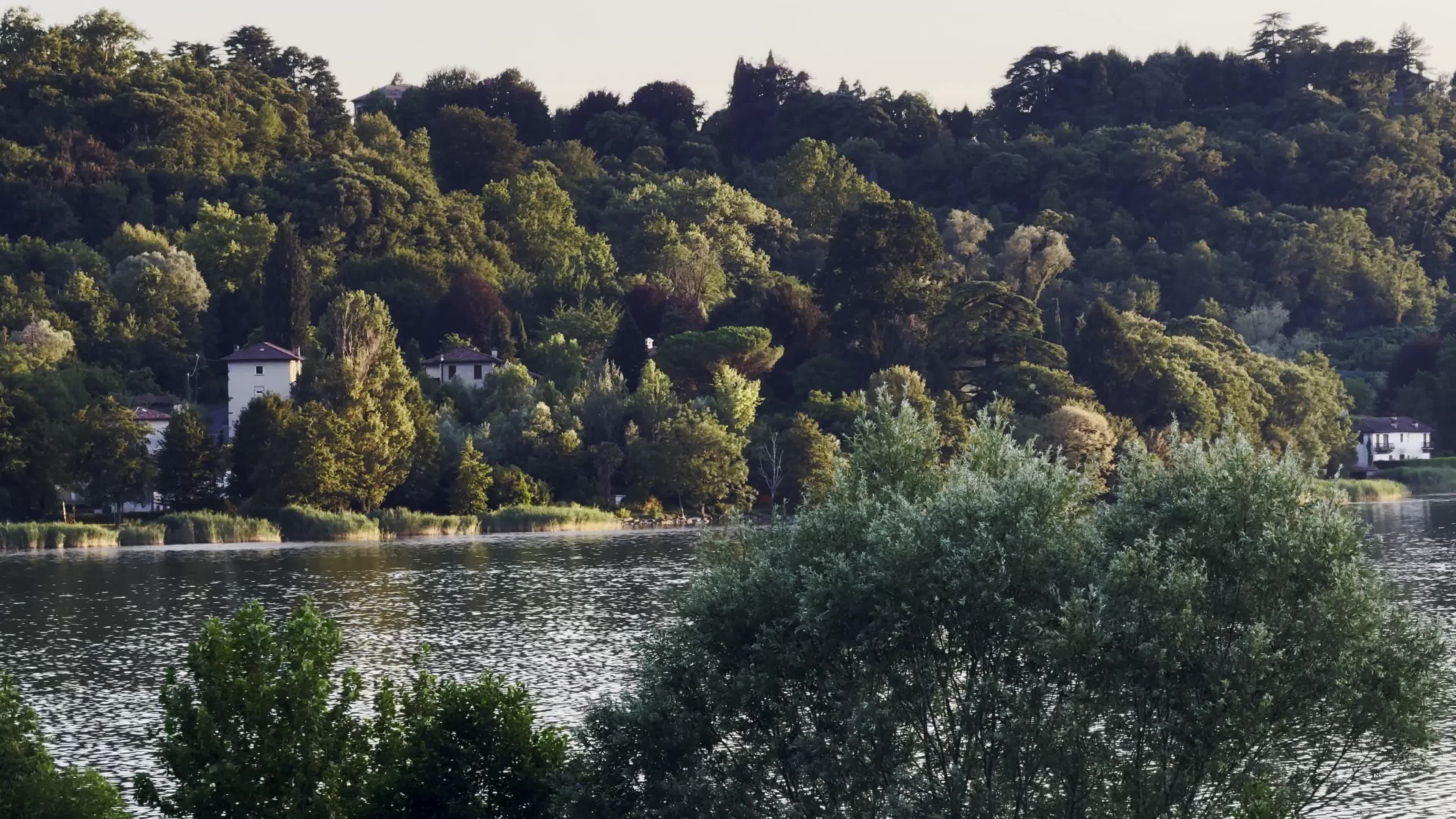 Sunset At Lake of Annone