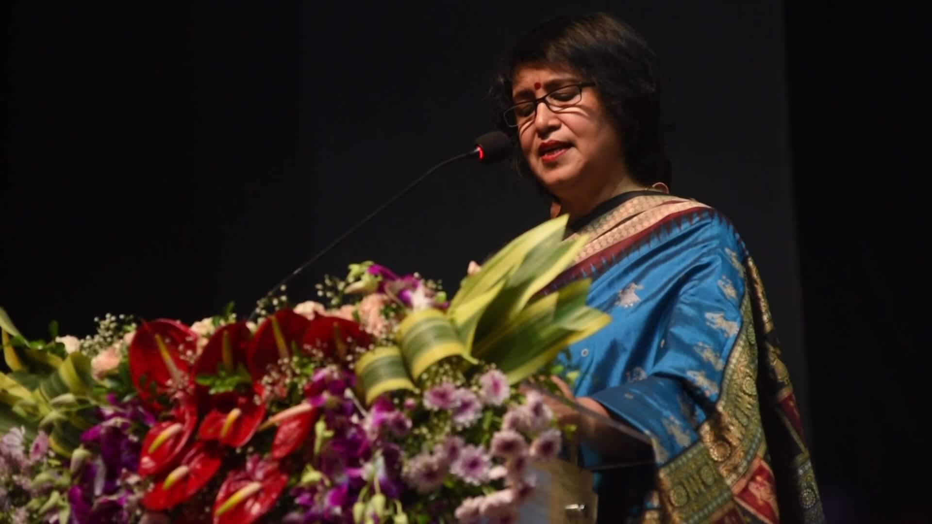 Exiled Author Taslima Nasreen In Kolkata