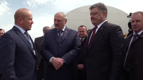 Ukrainian and Belarussian Presidents in Chernobyl