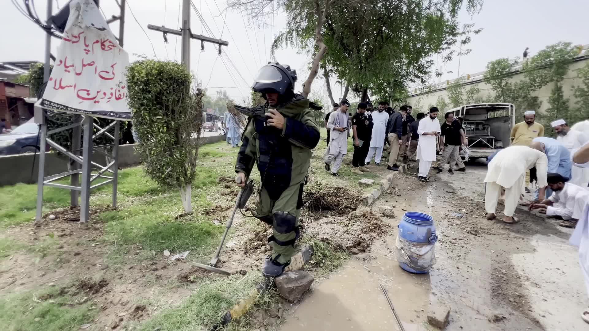 Blast Targets Police Vehicle Near Pir Zakori Bridge in Peshawar, Two Officers Seriously Injured