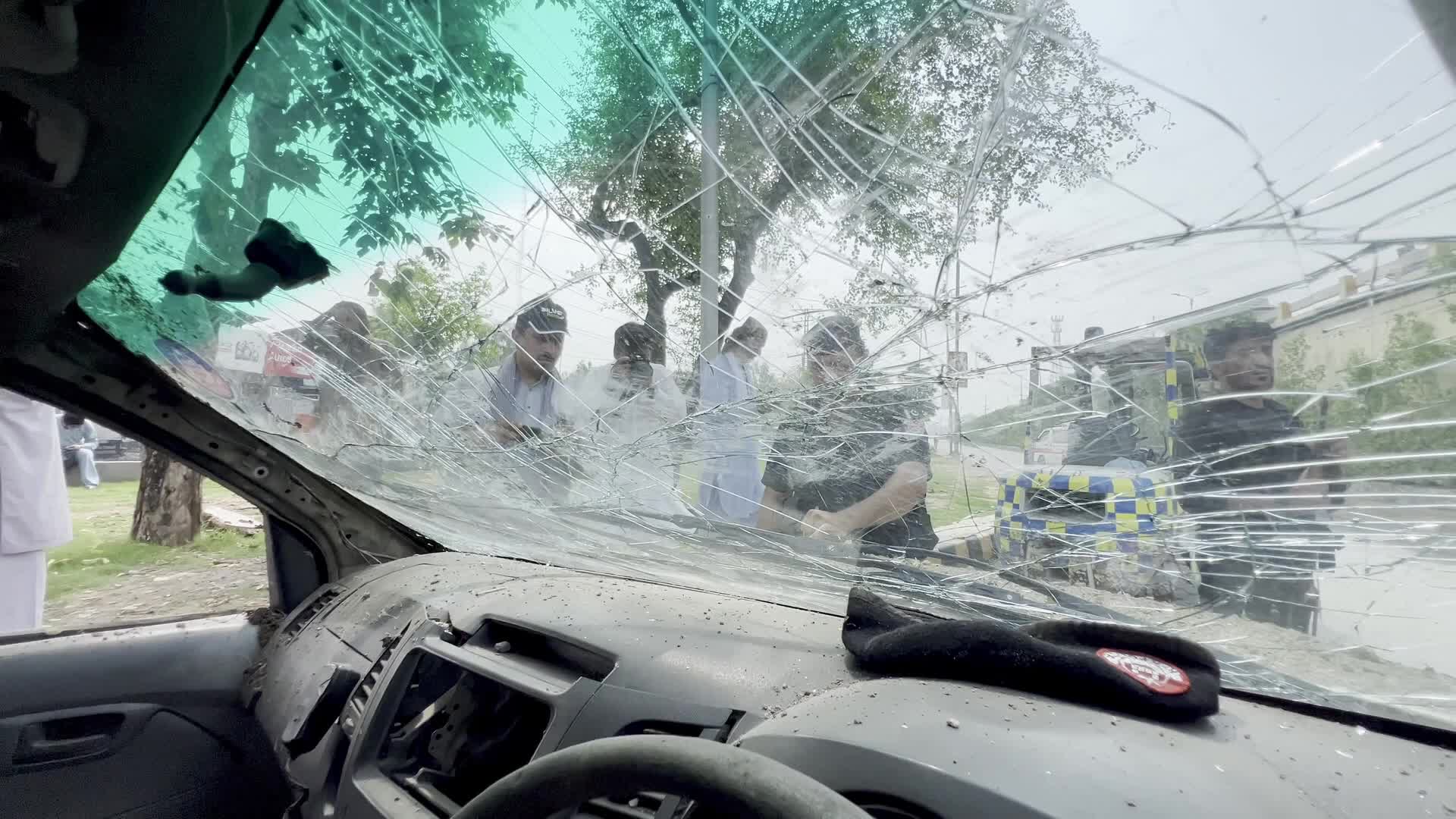 Blast Targets Police Vehicle Near Pir Zakori Bridge in Peshawar, Two Officers Seriously Injured