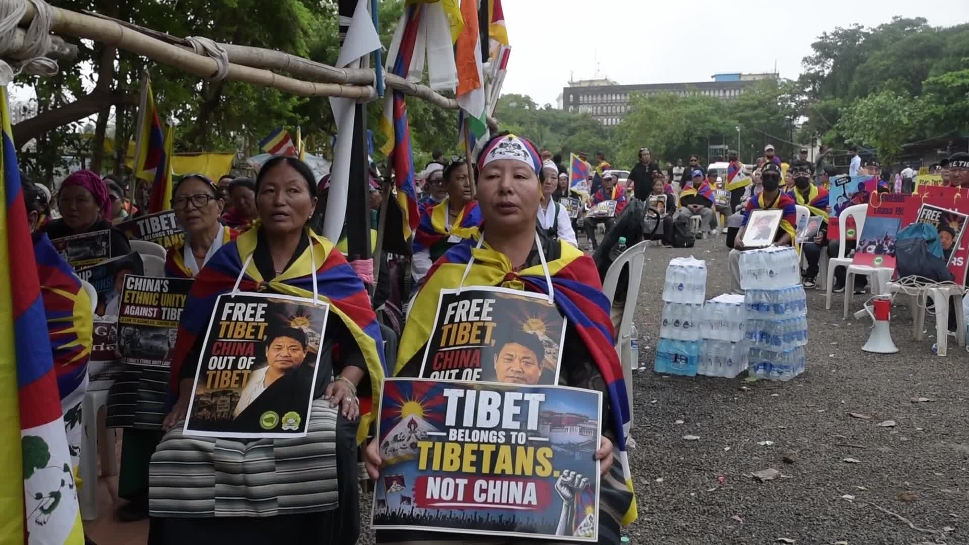 Tibetans Youth Congress Protest In Mumbai