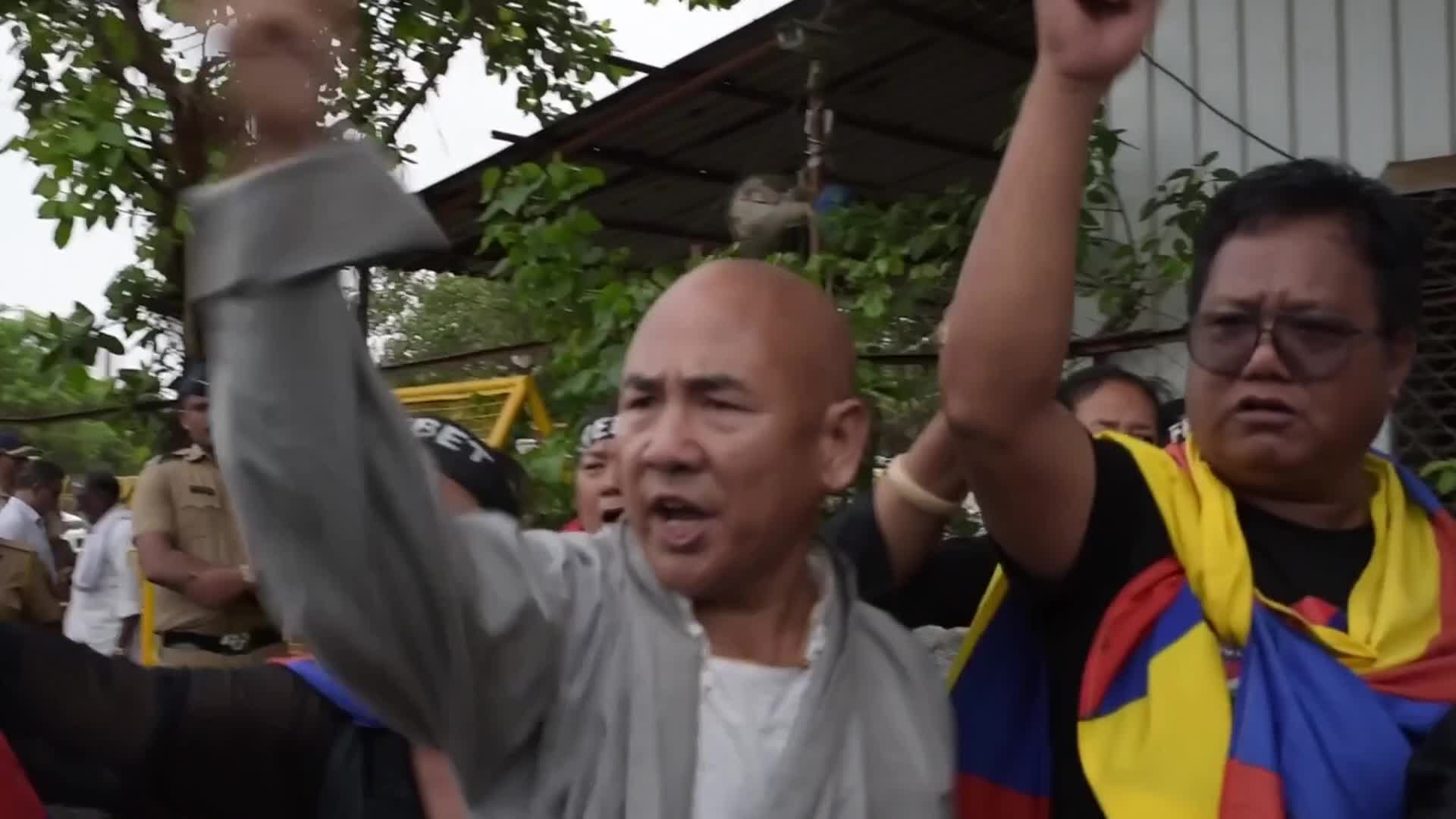 Tibetans Youth Congress Protest In Mumbai