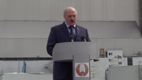 Ukrainian and Belarussian Presidents in Chernobyl