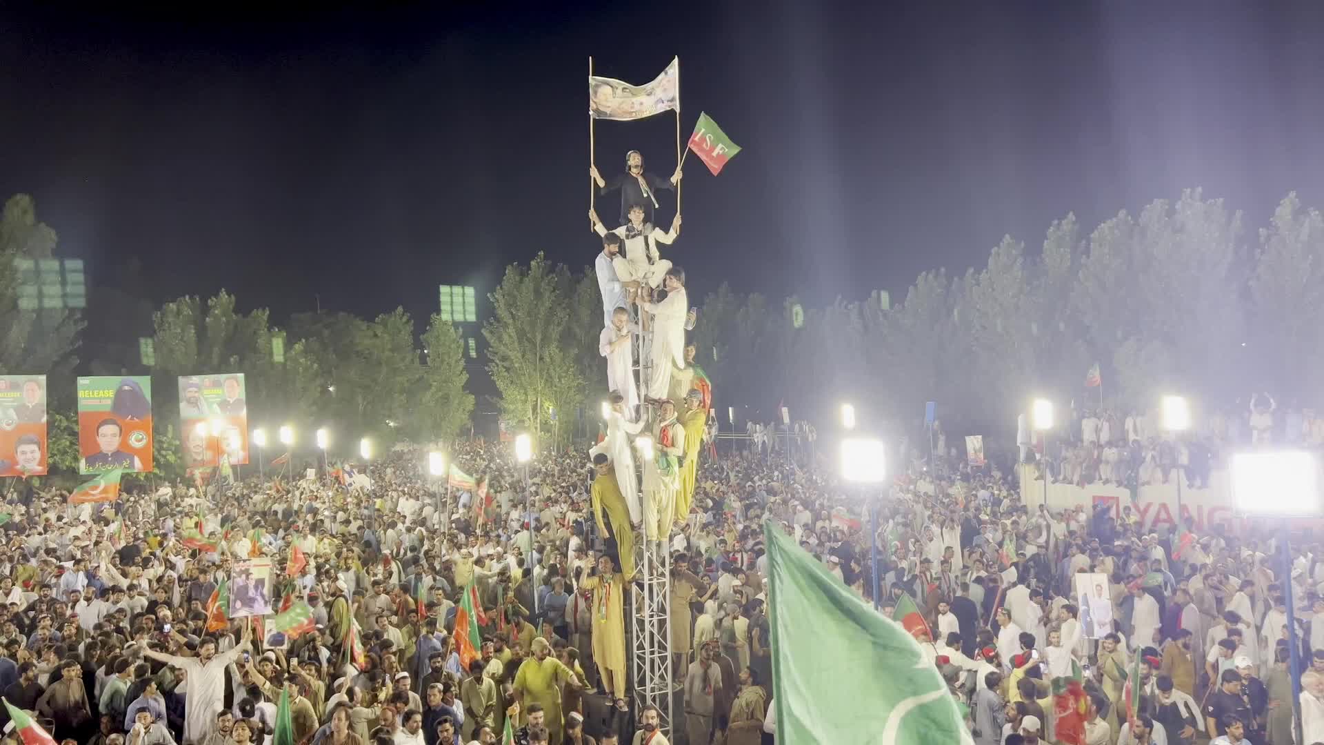 Pakistan's opposition PTI stages protests marking 3 years since Imran Khan's arrest
