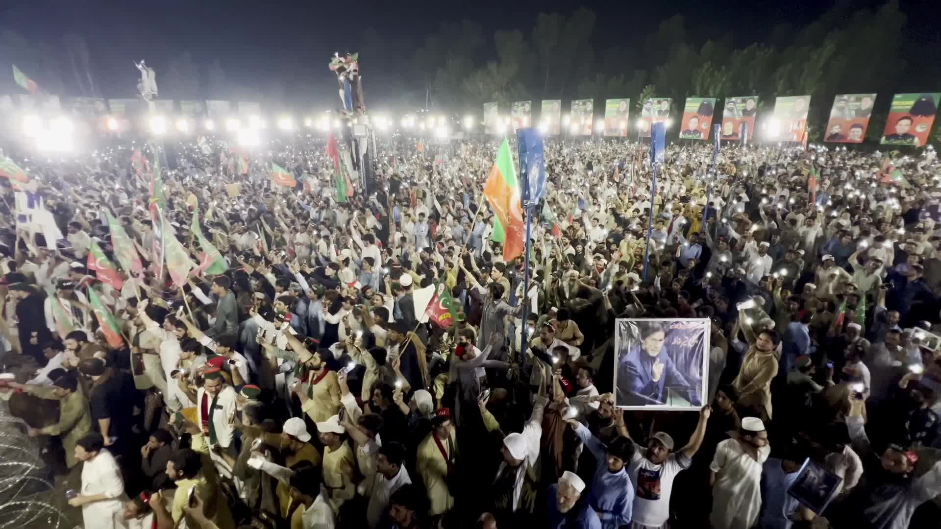 Pakistan's opposition PTI stages protests marking 3 years since Imran Khan's arrest