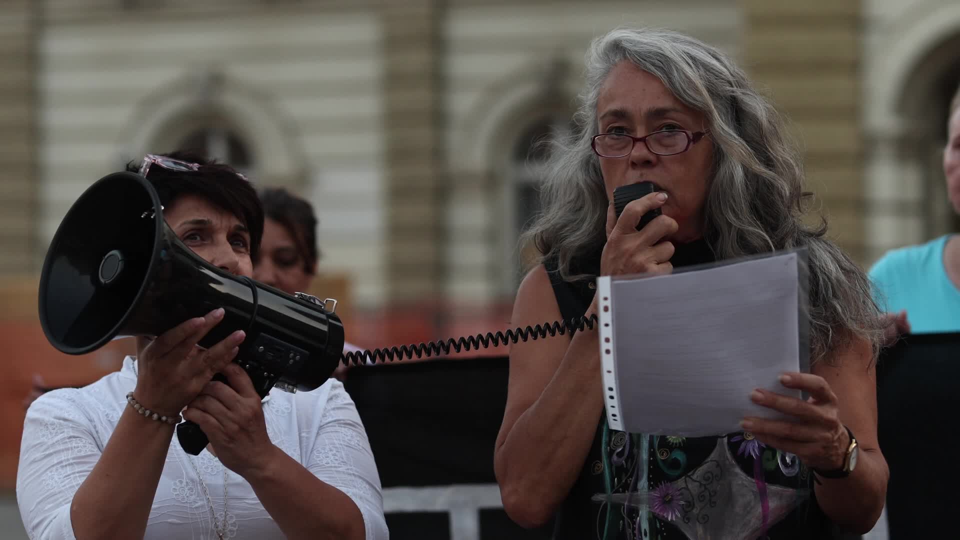 Activist Maja Vasic Speaks Against Femicide in Novi Sad