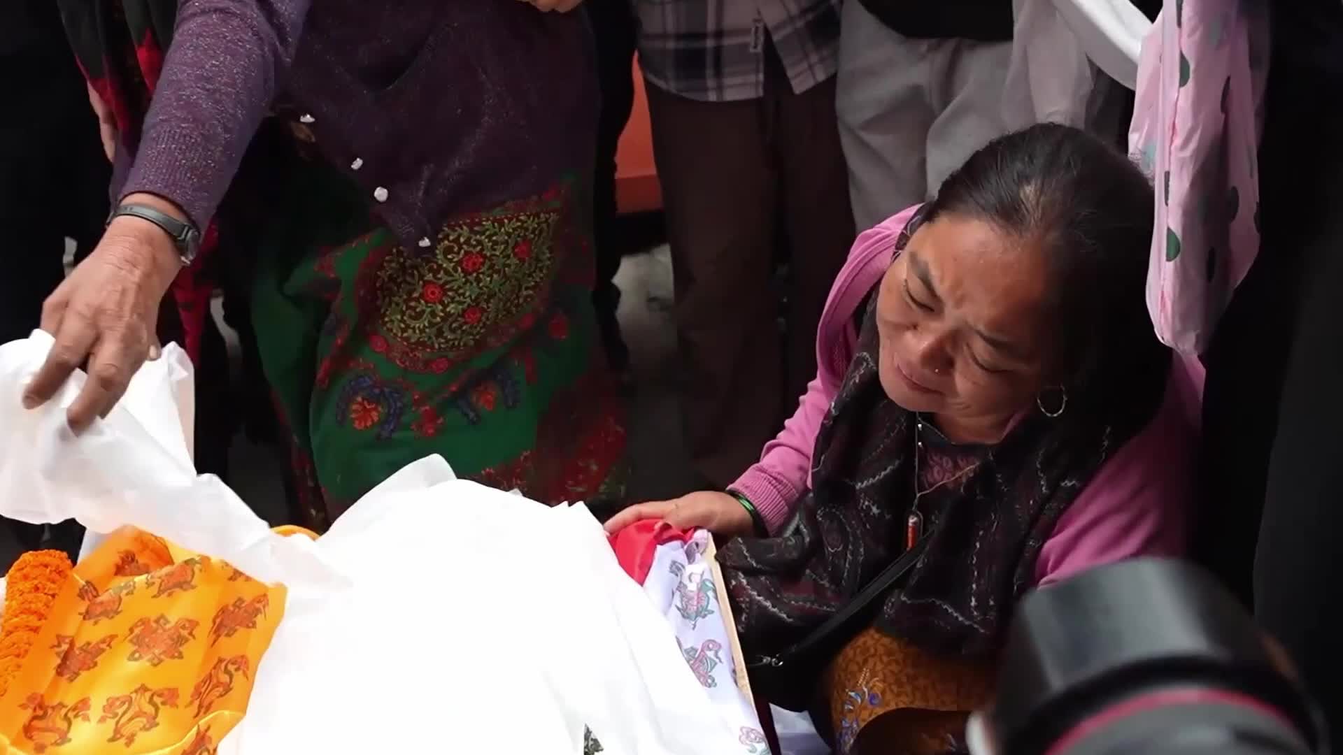 Body of Mountaineer Pur Bahadur Gurung Brought to Kathmandu.
