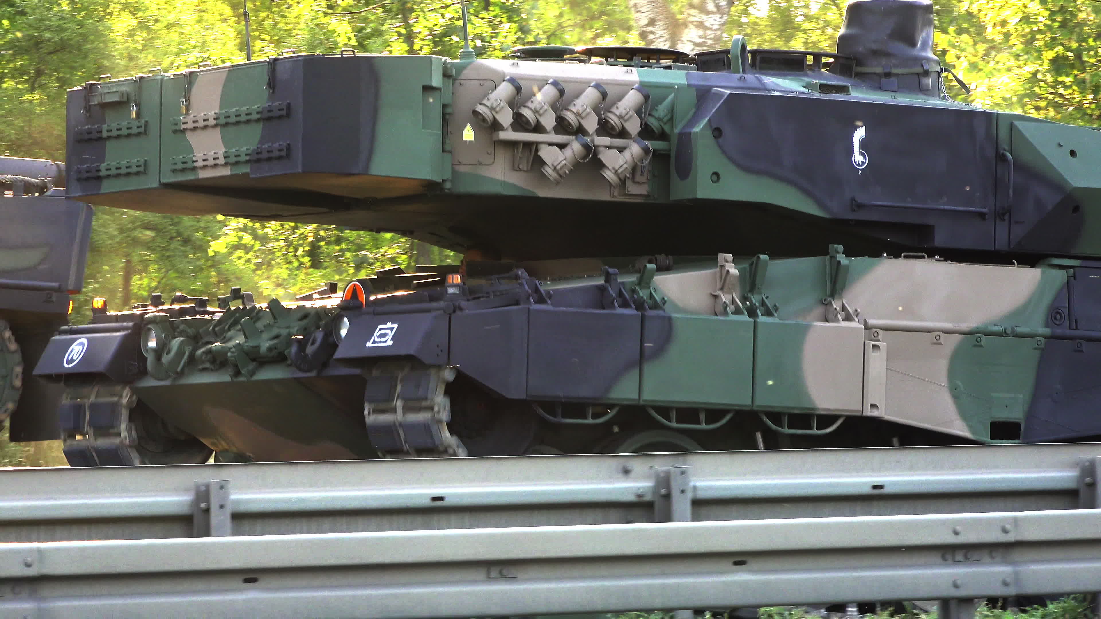 Polish Army Tanks Arrive in Warsaw Ahead of Armed Forces Day Parade Rehearsal