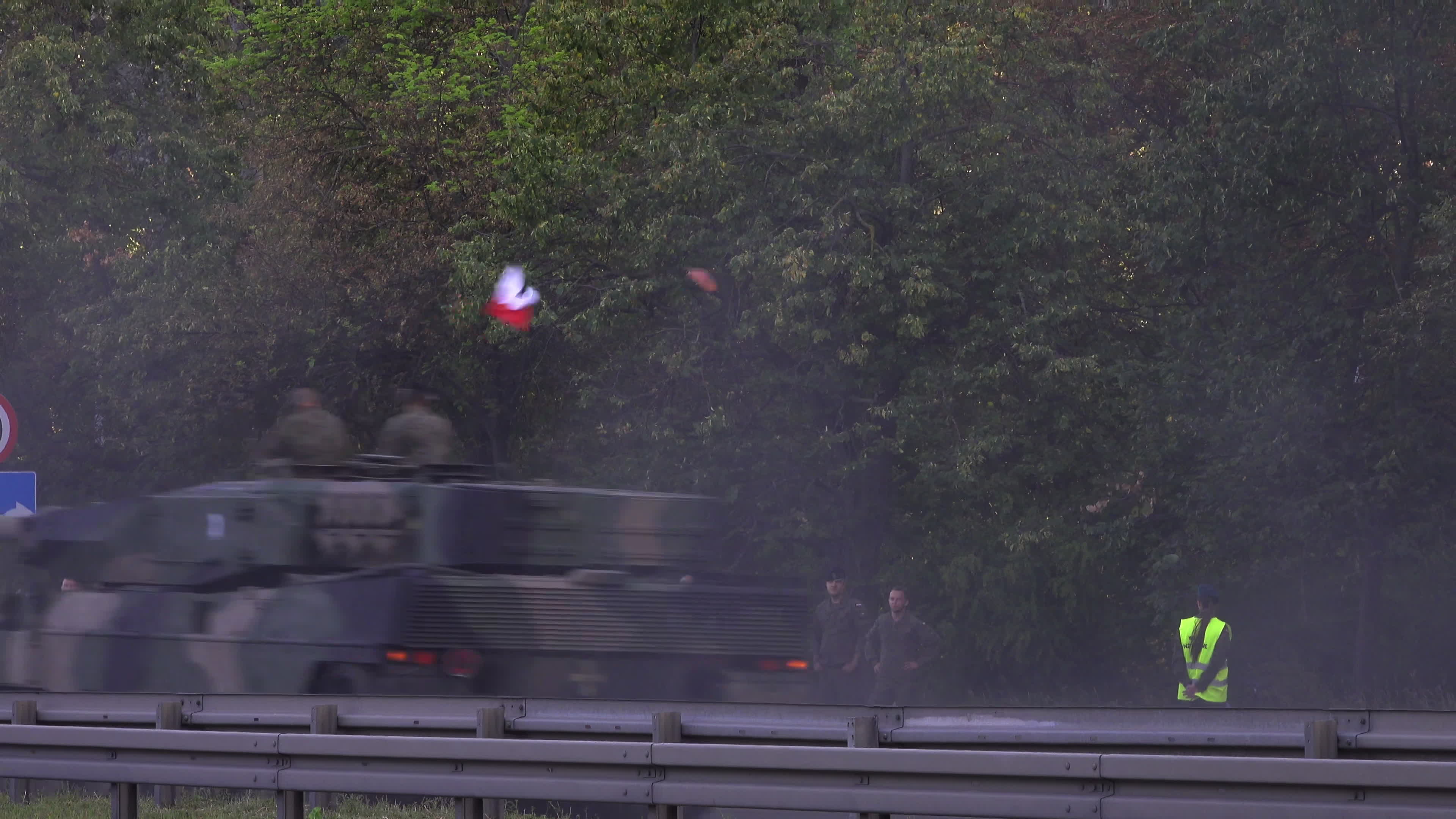Polish Army Tanks Arrive in Warsaw Ahead of Armed Forces Day Parade Rehearsal